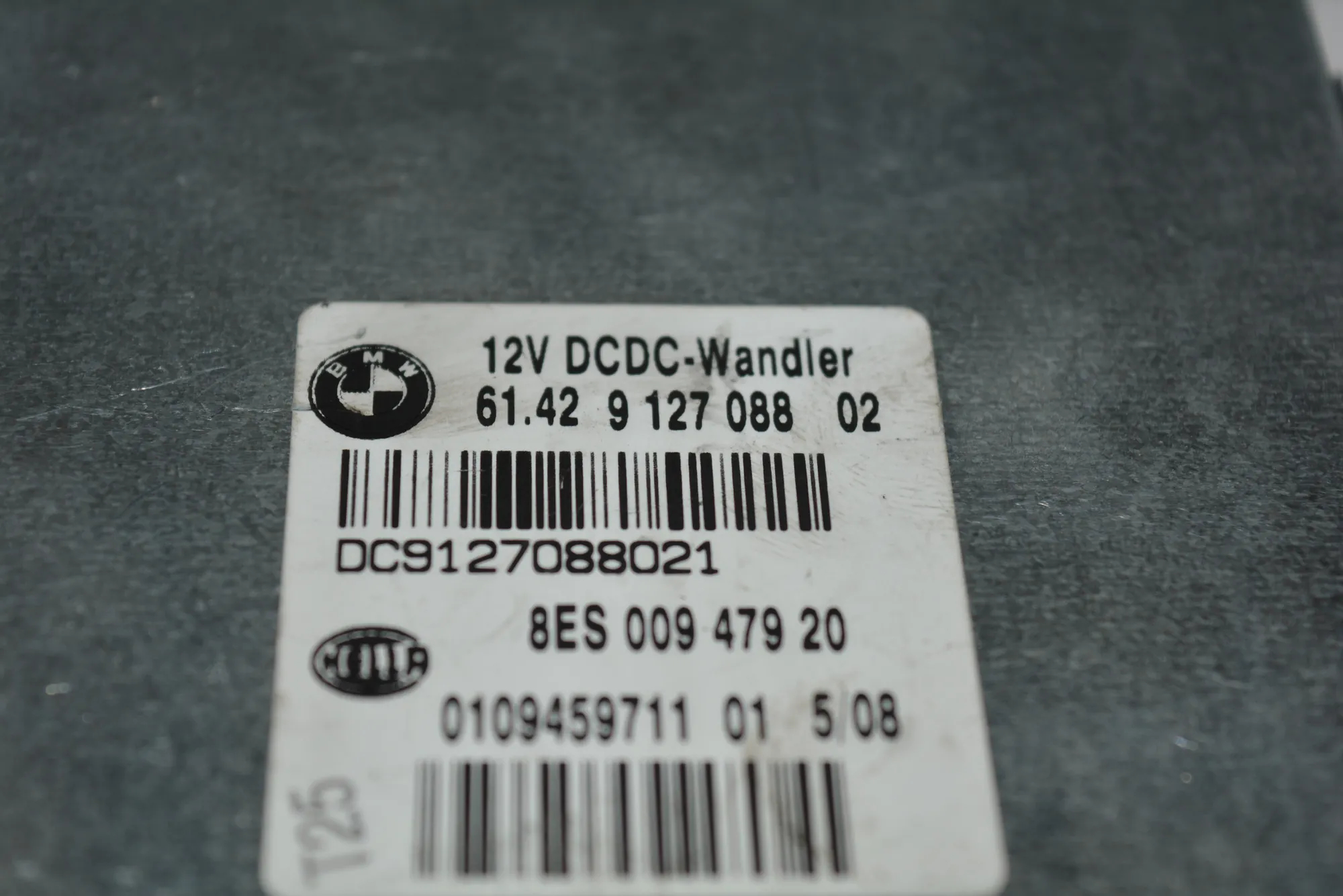 Other Control Units – OEM 9127088 · BMW 1 (E87) BMW 1 (E87) 118 d 2008