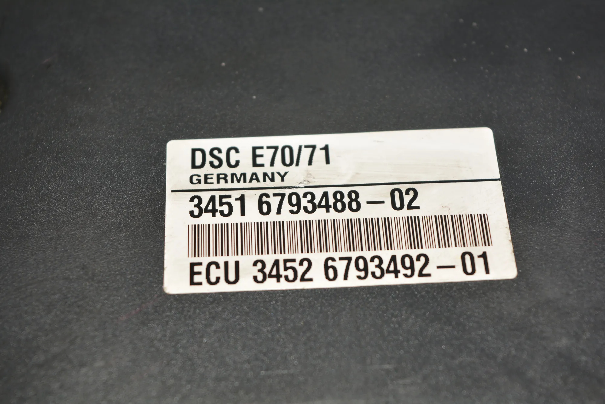 ABS Pump – OEM 6793492 · BMW X5 (E70) BMW X5 (E70) 2011 – 6
