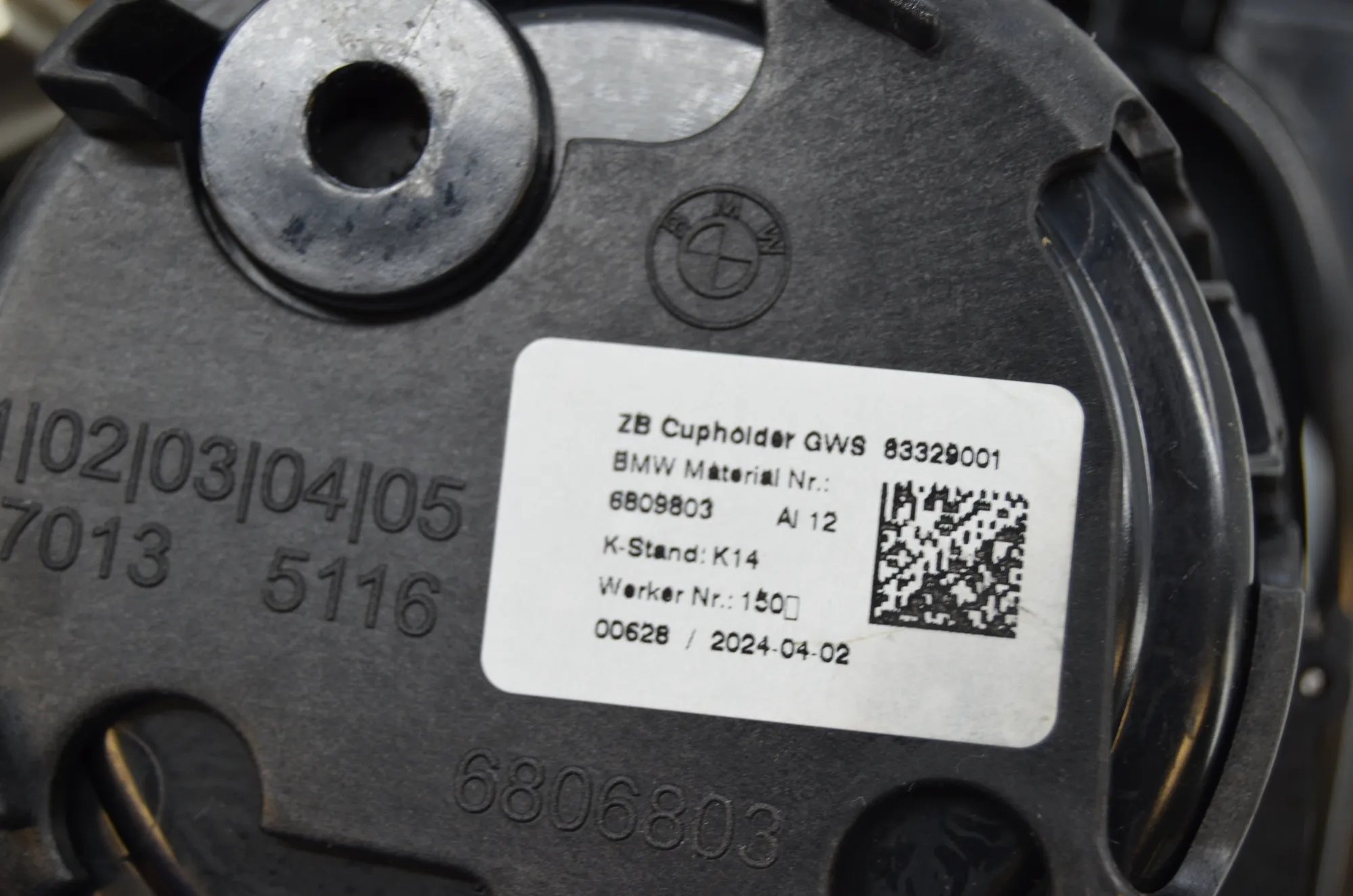 Cup Holder – OEM 6809803 · BMW 3 Touring (G21) (2019 - -) 320 d 2024 – 5