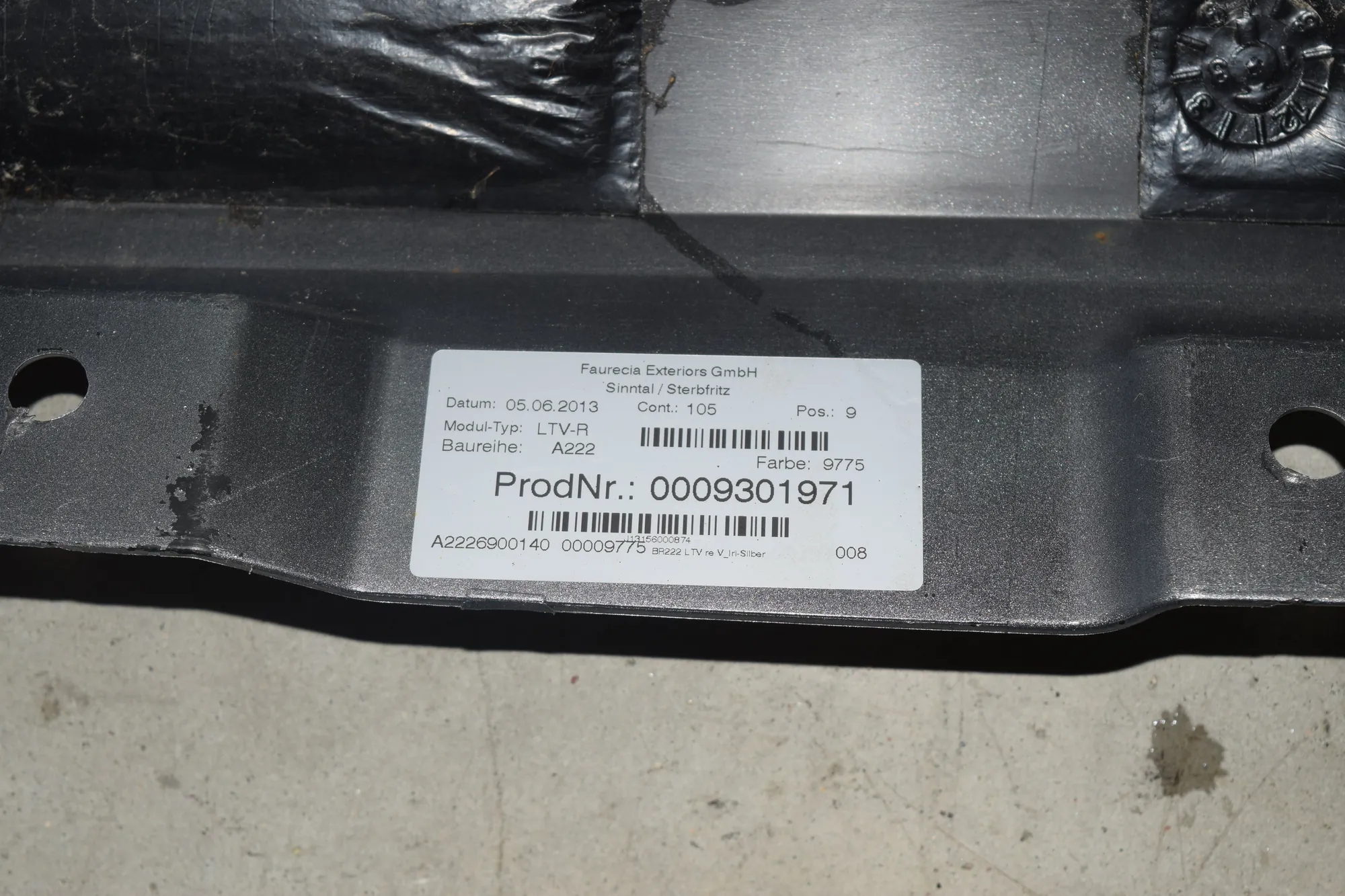 Right Side Plastic Sideskirt Cover – OEM A226900140 · MERCEDES-BENZ S (W222, V222, X222) (2013 - -) S 350 BlueTEC / d (222.132, 222.032, 222.123) 2013 – 6