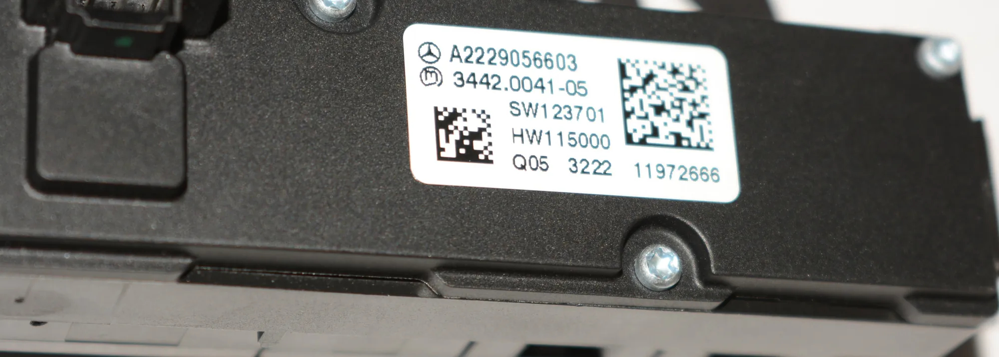 Button Switch Panel – OEM A2229056603 · MERCEDES-BENZ S (W222, V222, X222) (2013 - -) S 350 BlueTEC / d (222.132, 222.032, 222.123) 2013 – 3