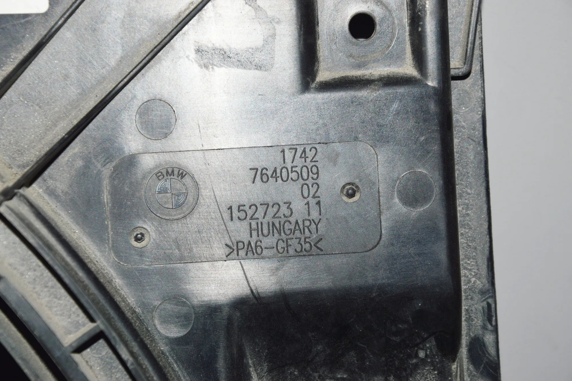 A/C Air Condition Fan – OEM 76084077640509 · BMW 3 Touring (F31) 320 d 2013 – 4