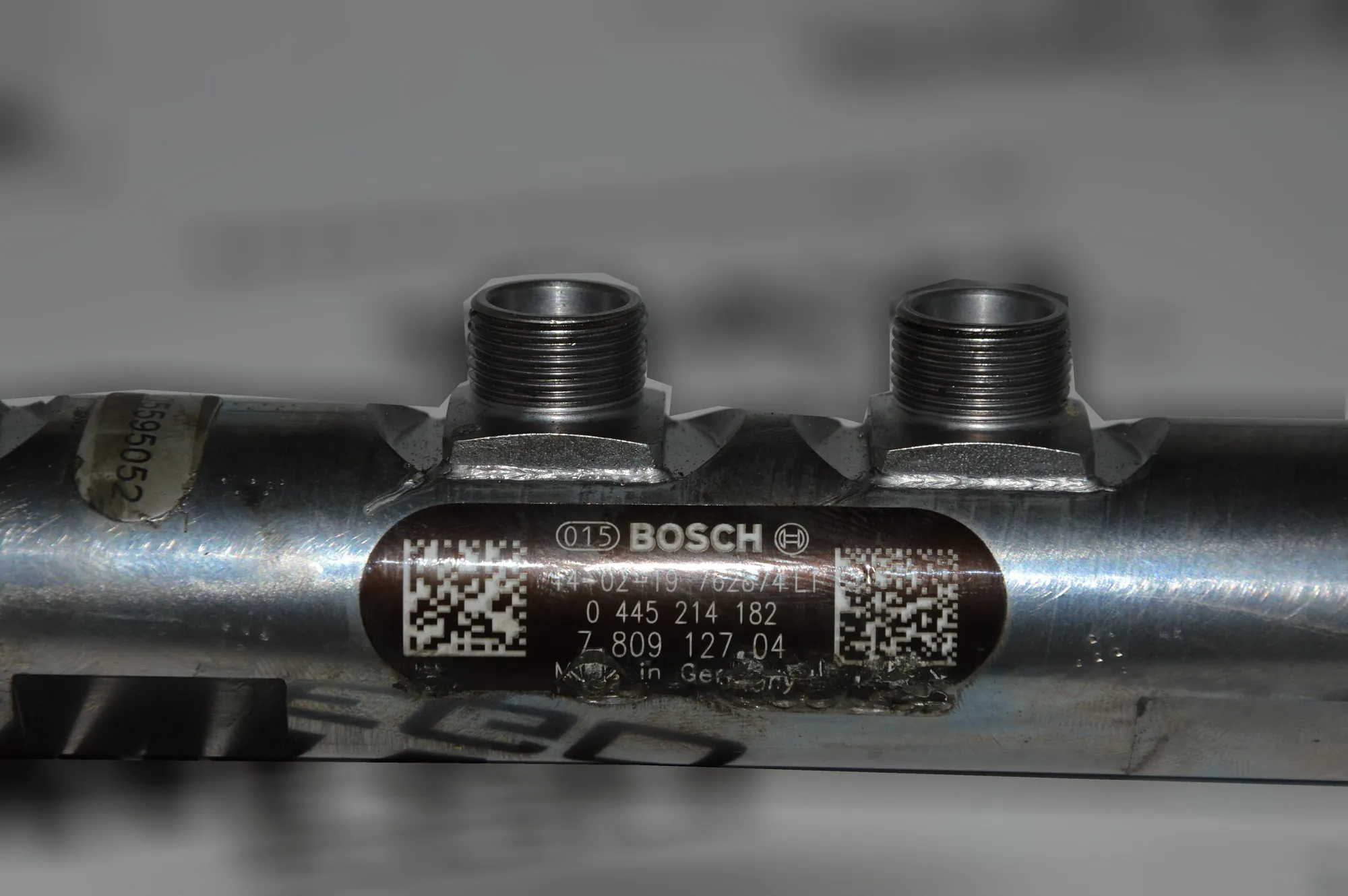 Fuel Rail – OEM 7809127BOSCH0445214182 · BMW 1 (F20) 116 d 2014 – 2