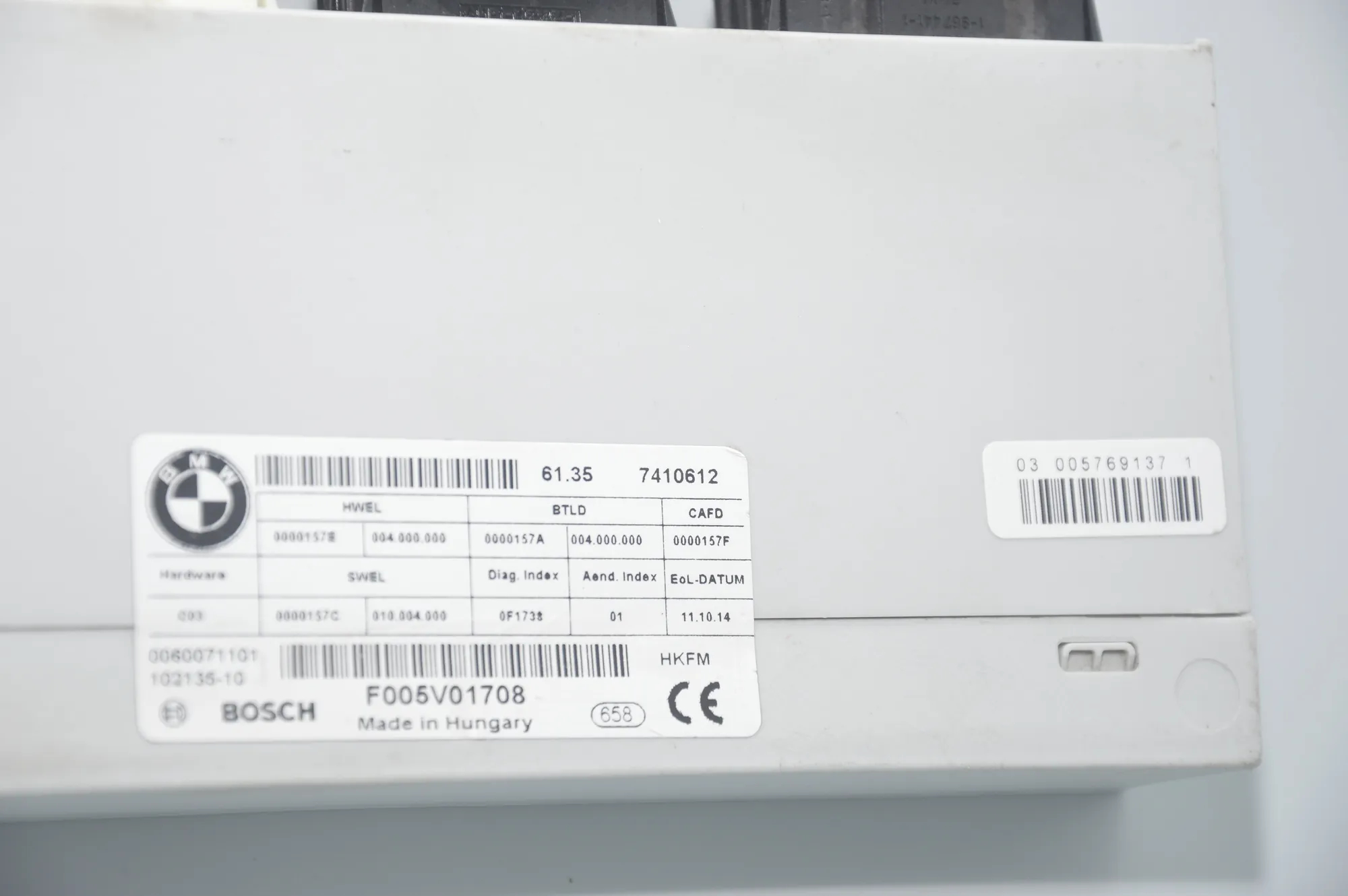 Electric Tailgate Opening Kit – OEM 7410612 · BMW 3 Gran Turismo (F34) 320 d xDrive 2014 – 10