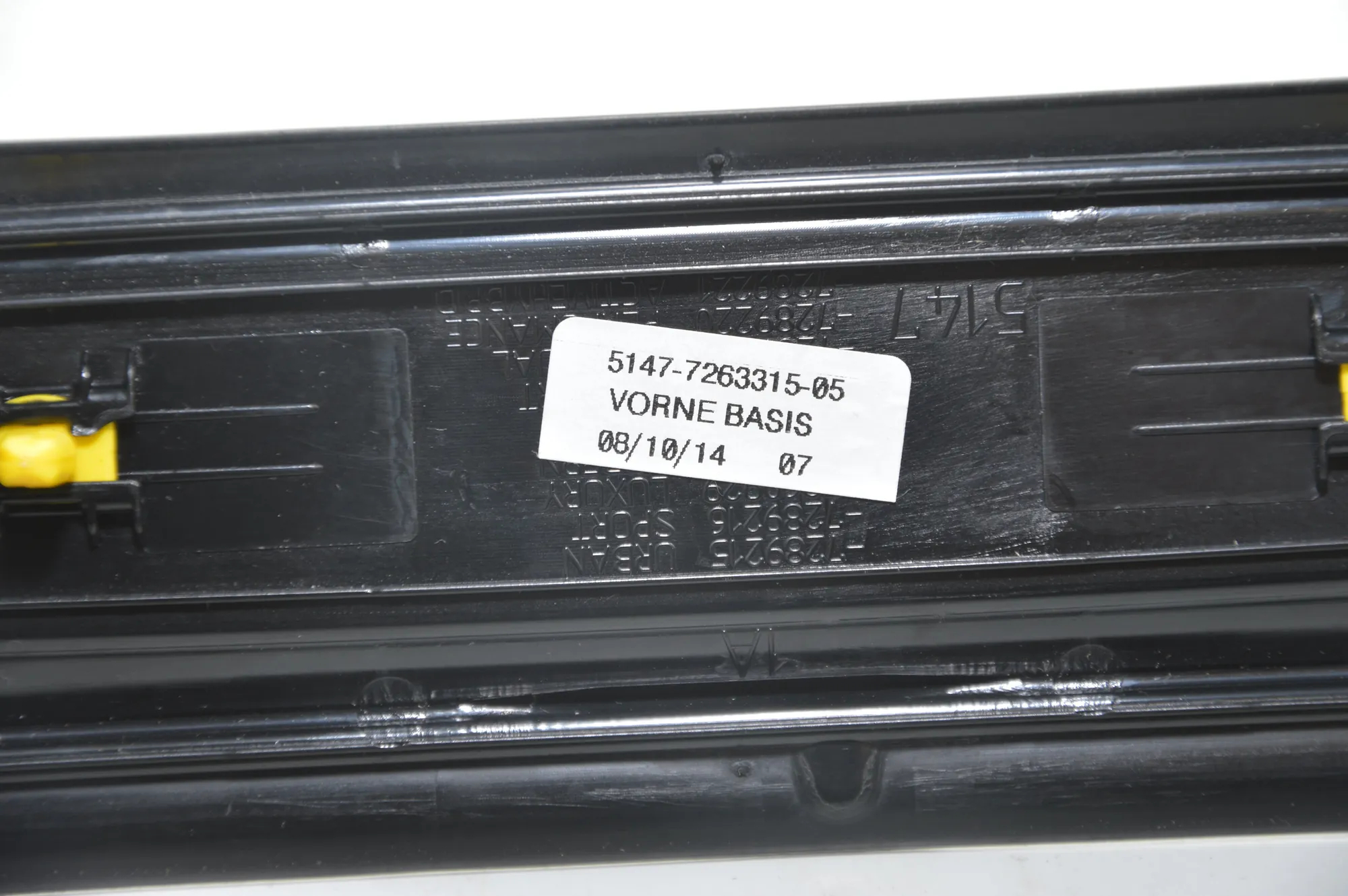 Door Sill Trim Kit – OEM 7324631 · BMW 3 Gran Turismo (F34) 320 d xDrive 2014 – 10