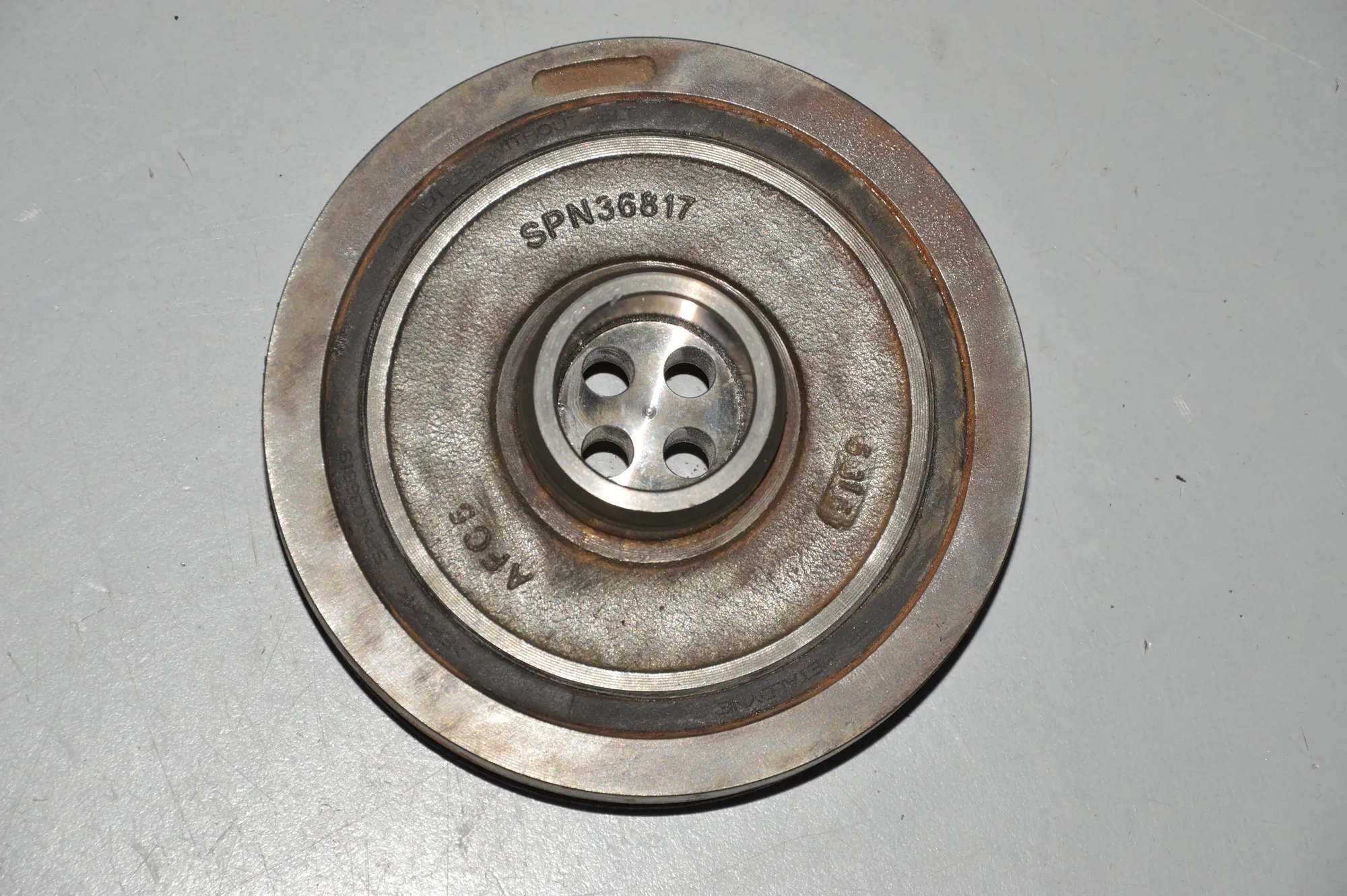 Crankshaft Pulley – OEM 8638446 · BMW 3 Touring (F31) 330 i xDrive 2016 – 4