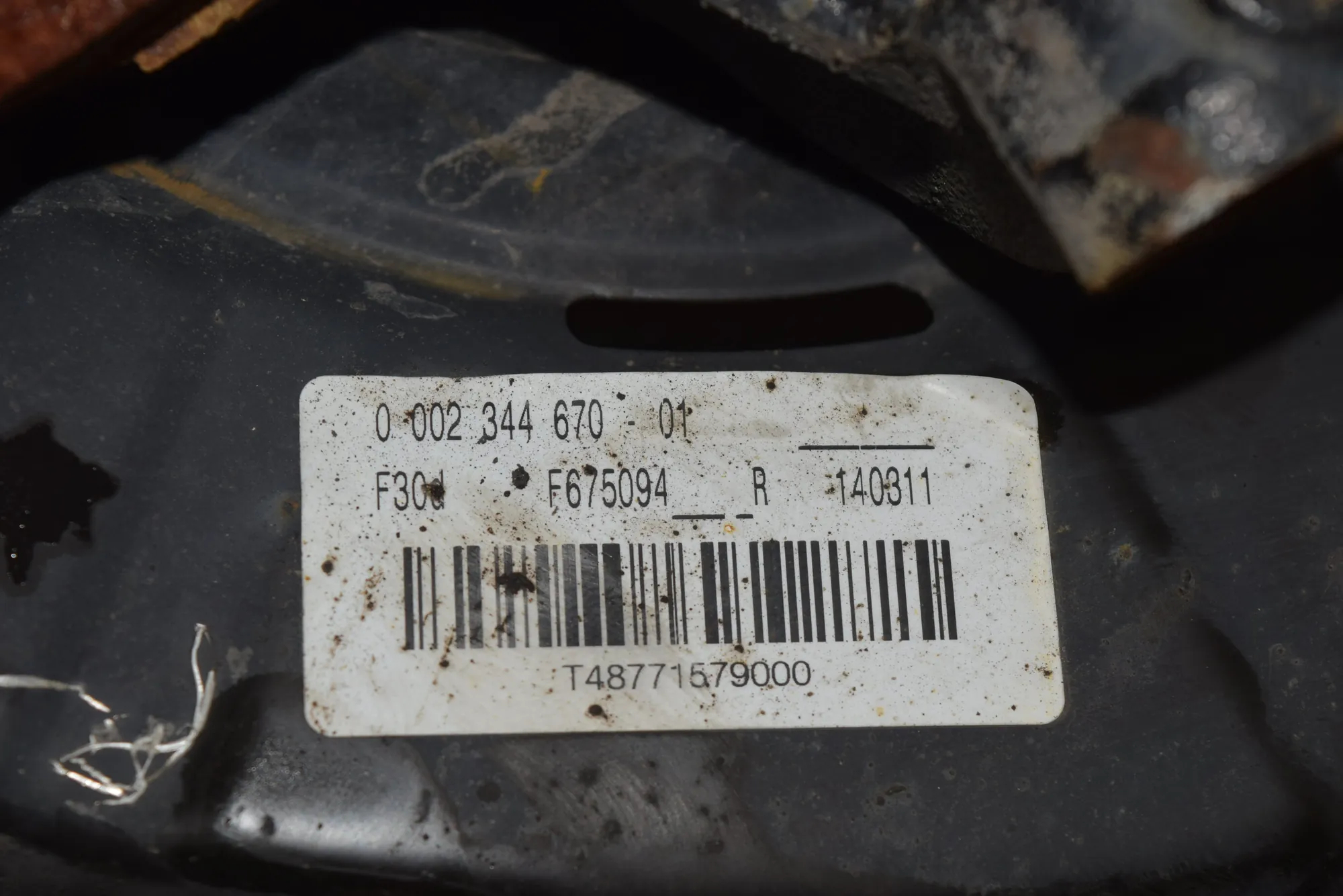 Rear Right Wheel Hub – OEM 0002344670 · BMW 3 Touring (F31) 320 d 2014 – 4