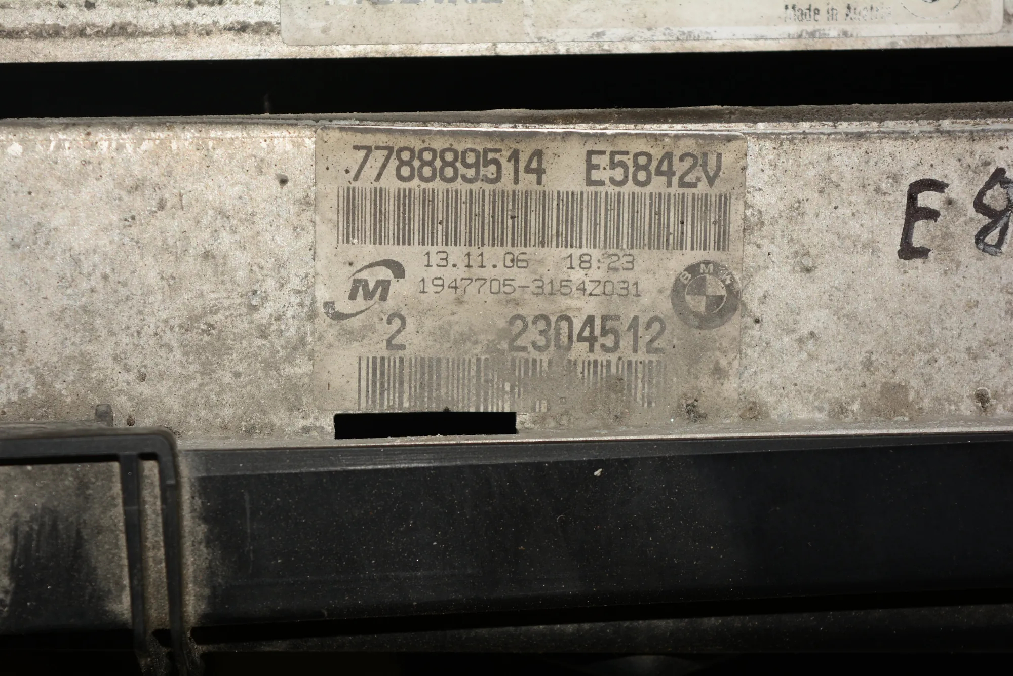 Radiator Pack Set – OEM 6968743 · BMW 1 (E87) 118 d 2006 – 5