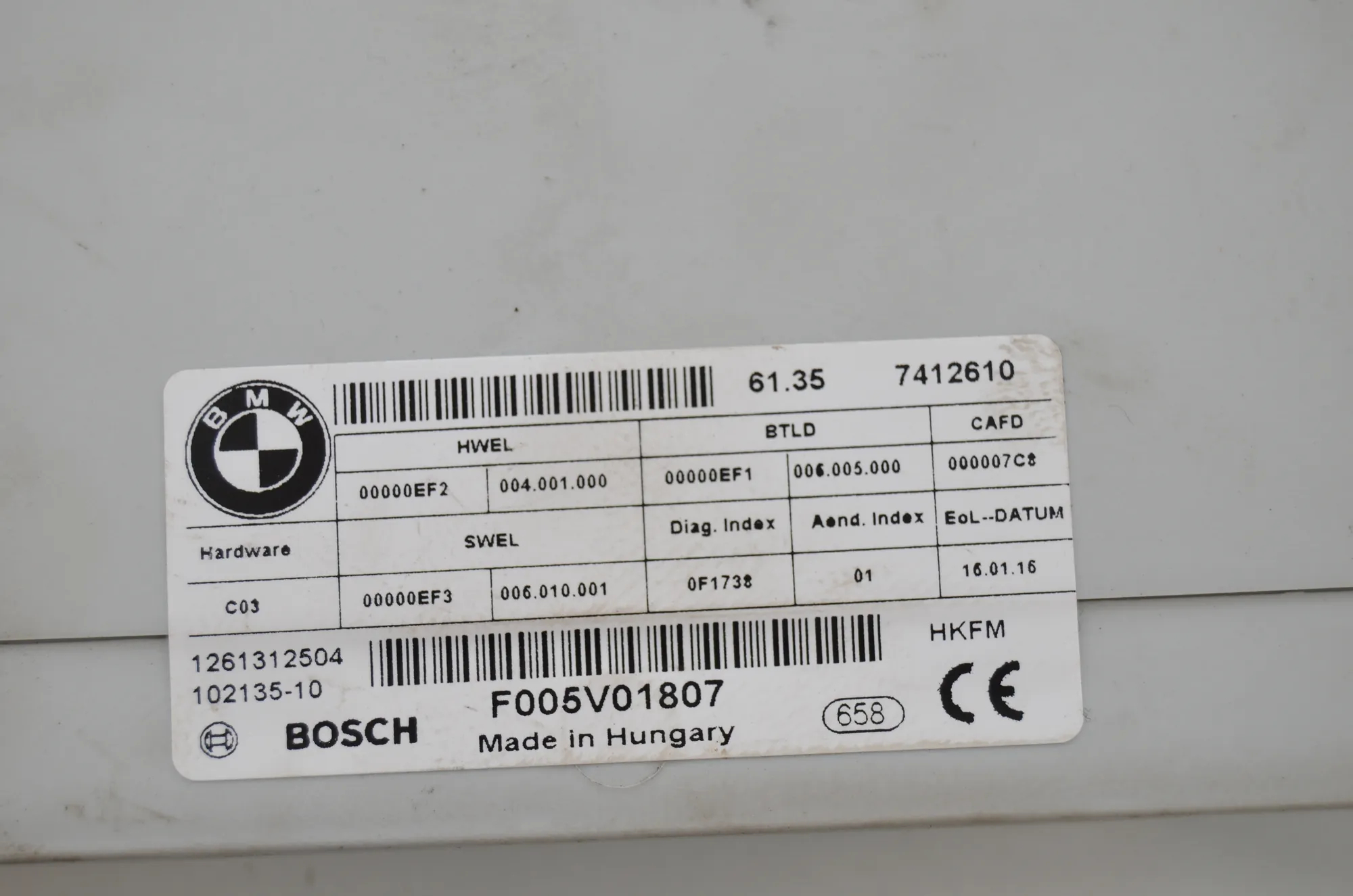 Electric Tailgate Opening Kit – OEM 9275119 · BMW X1 (F48) xDrive 18 d 2016 – 7