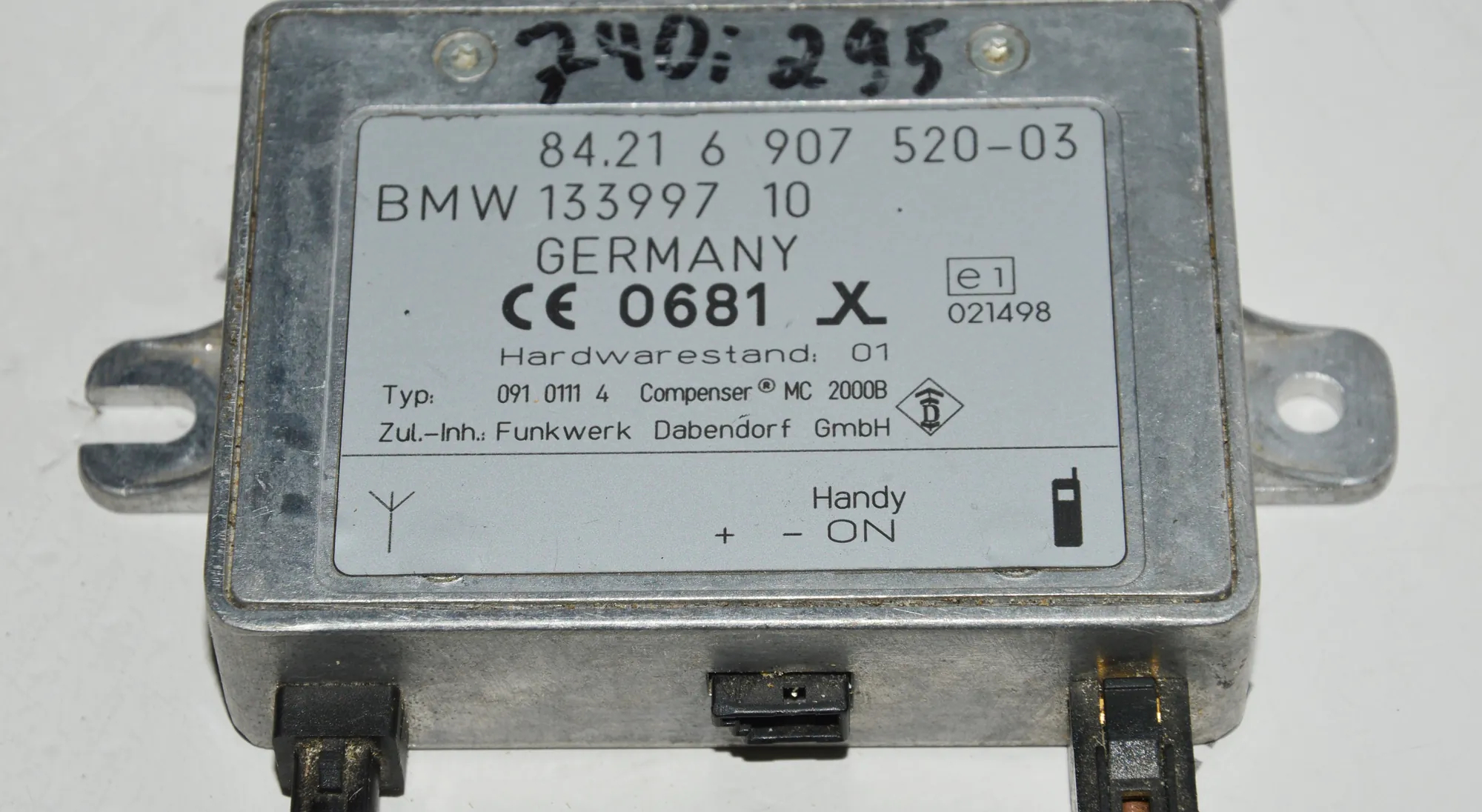Other Control Units – OEM 6907520 · BMW 7 (E38) BMW 7 (E38) 2000 – 2