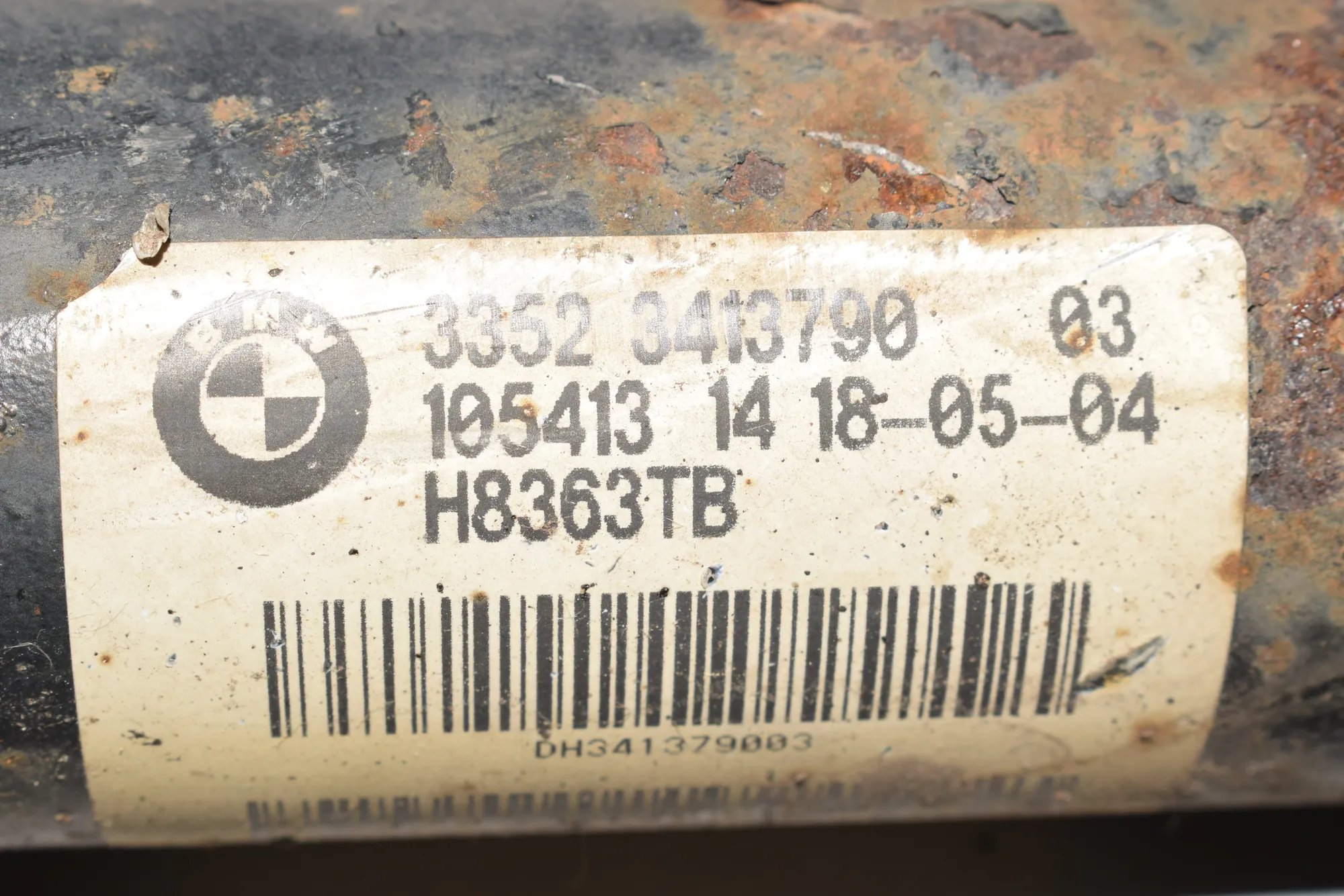 Rear Left Shock Absorber – OEM 3413790 · BMW X3 (E83) 3.0 i xDrive 2004 – 3