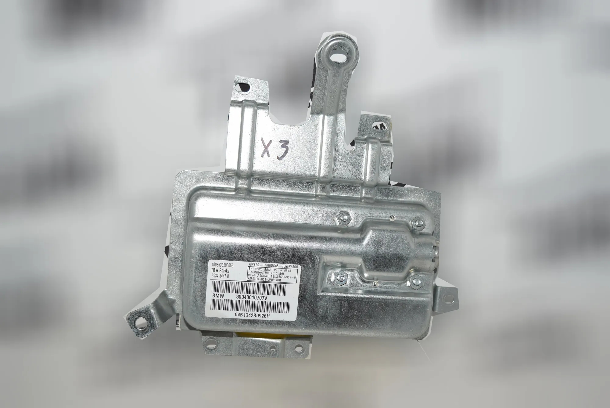 Front Left Door Safety Bag SRS – OEM 3400107 · BMW X3 (E83) 3.0 i xDrive 2004 – 2