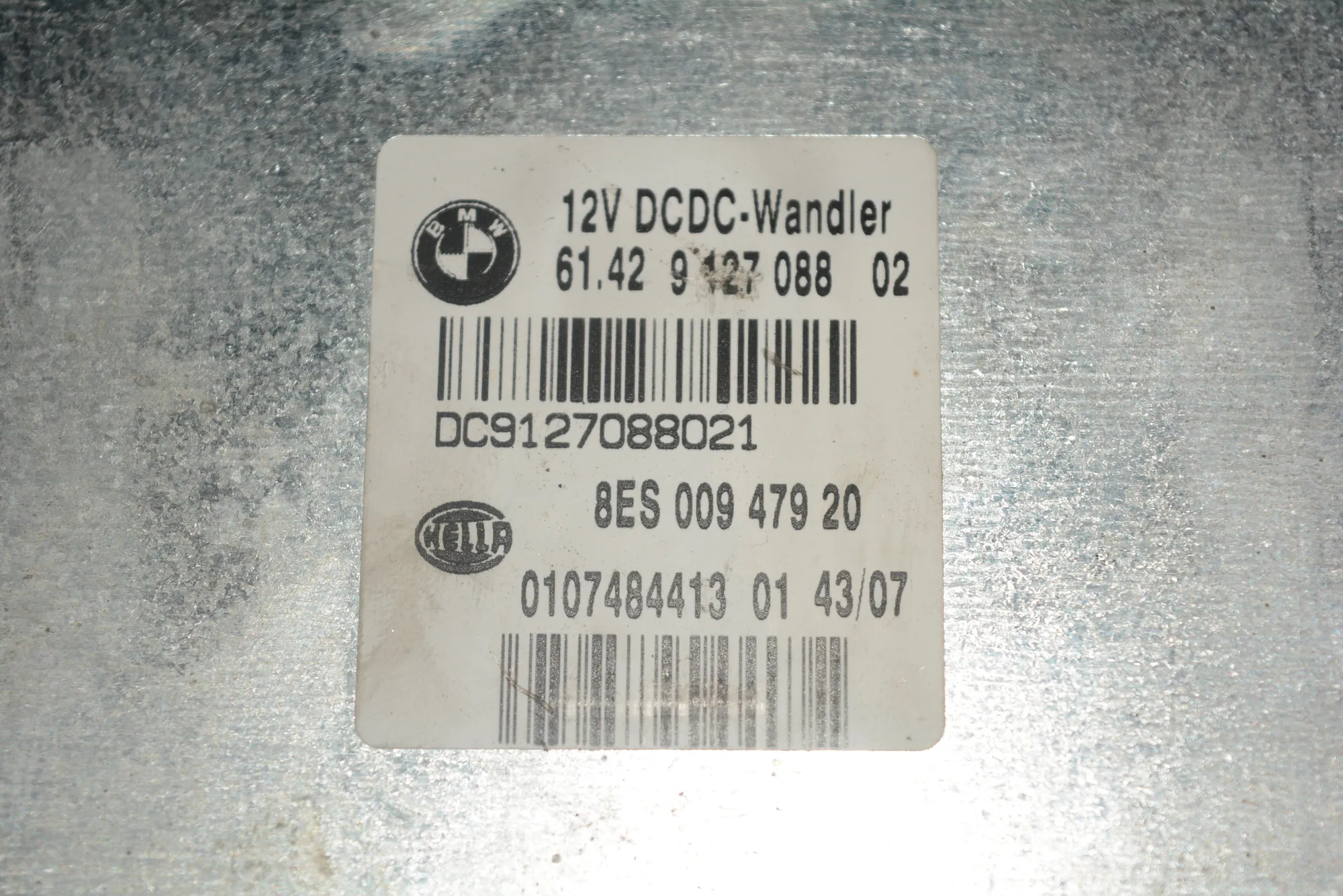 Other Control Units – OEM 9127088 · BMW 1 (E87) 118 d 2007 – 3