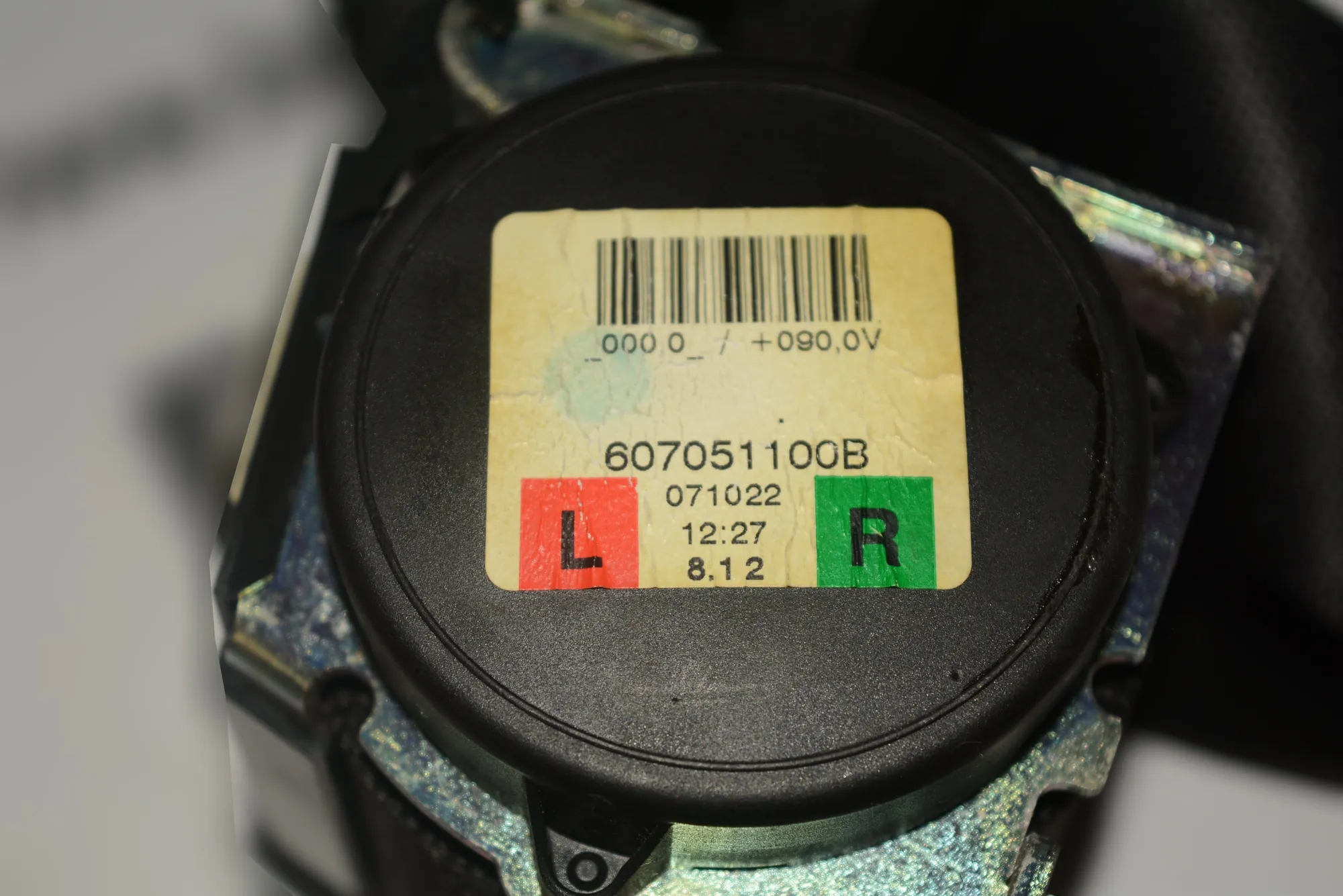 Rear Left Seatbelt – OEM 6070511 · BMW 1 (E87) 118 d 2007 – 4