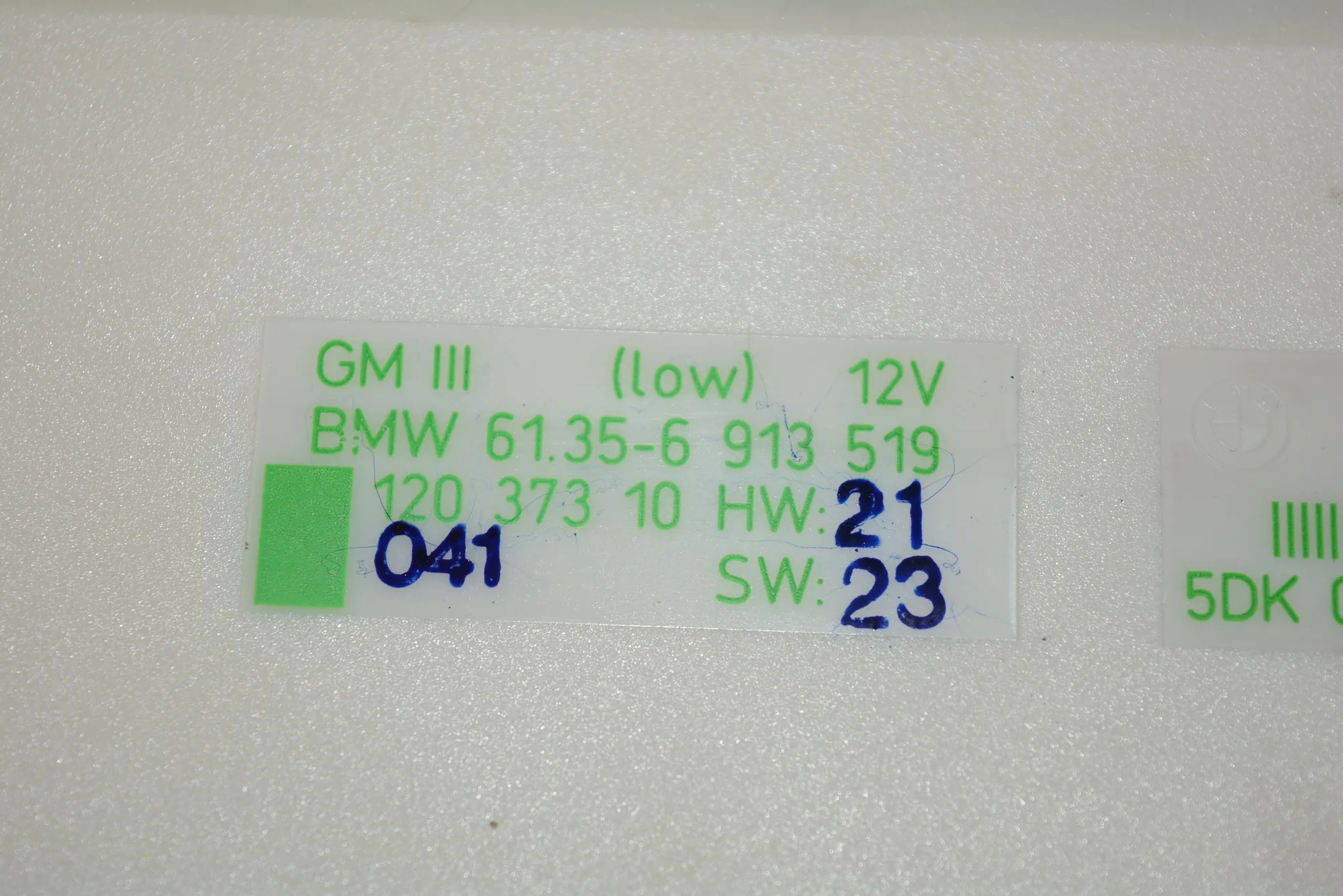 Comfort Control Unit – OEM 6913519 · BMW 5 (E39) 525 i 2001 – 6