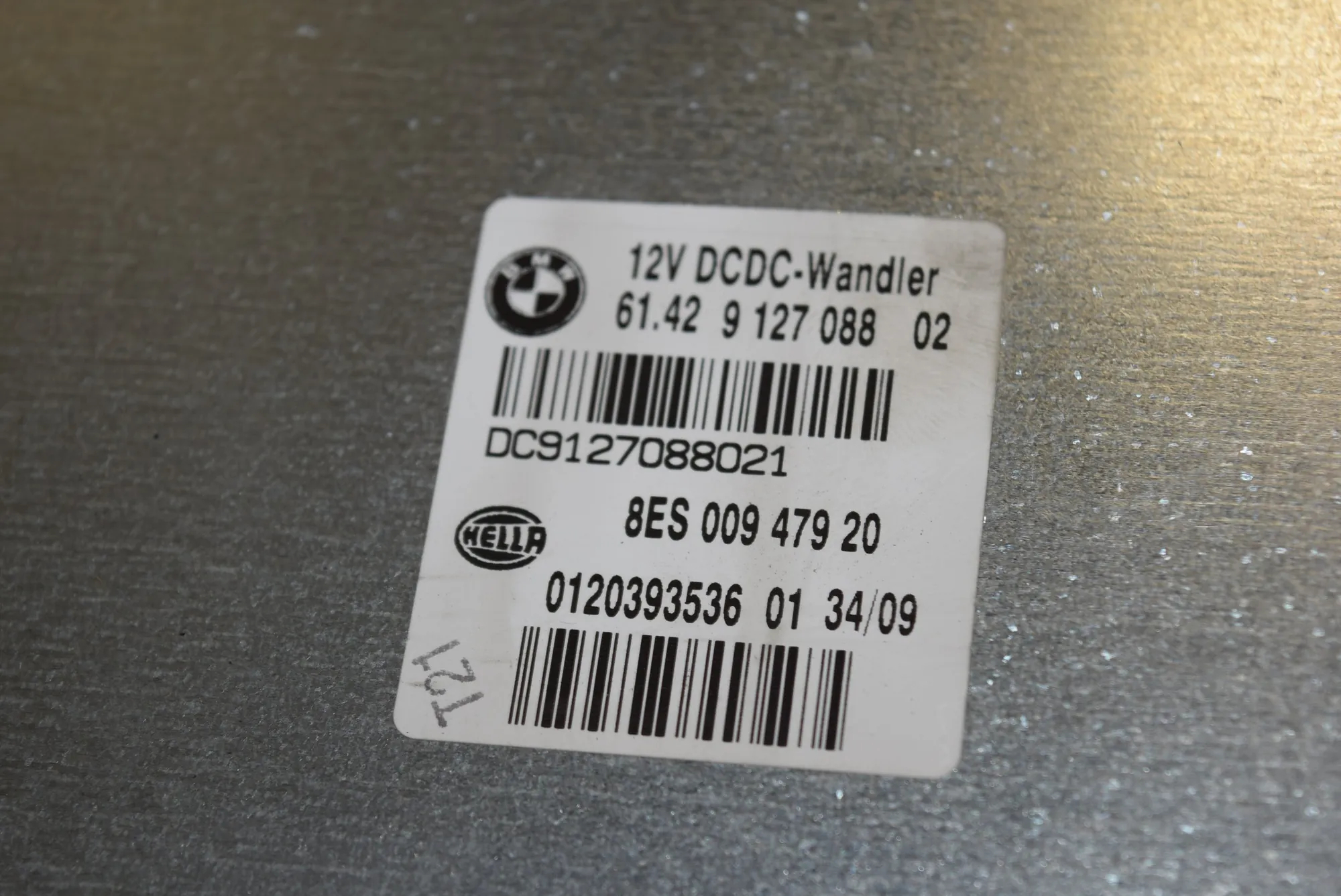 Other Control Units – OEM 9127088 · BMW 3 (E90) 320 d 2009 – 2