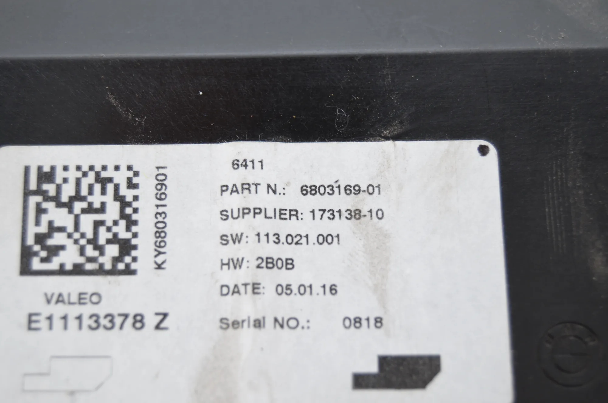 Antenna – OEM 9352601 · BMW X1 (F48) xDrive 18 d 2016 – 9