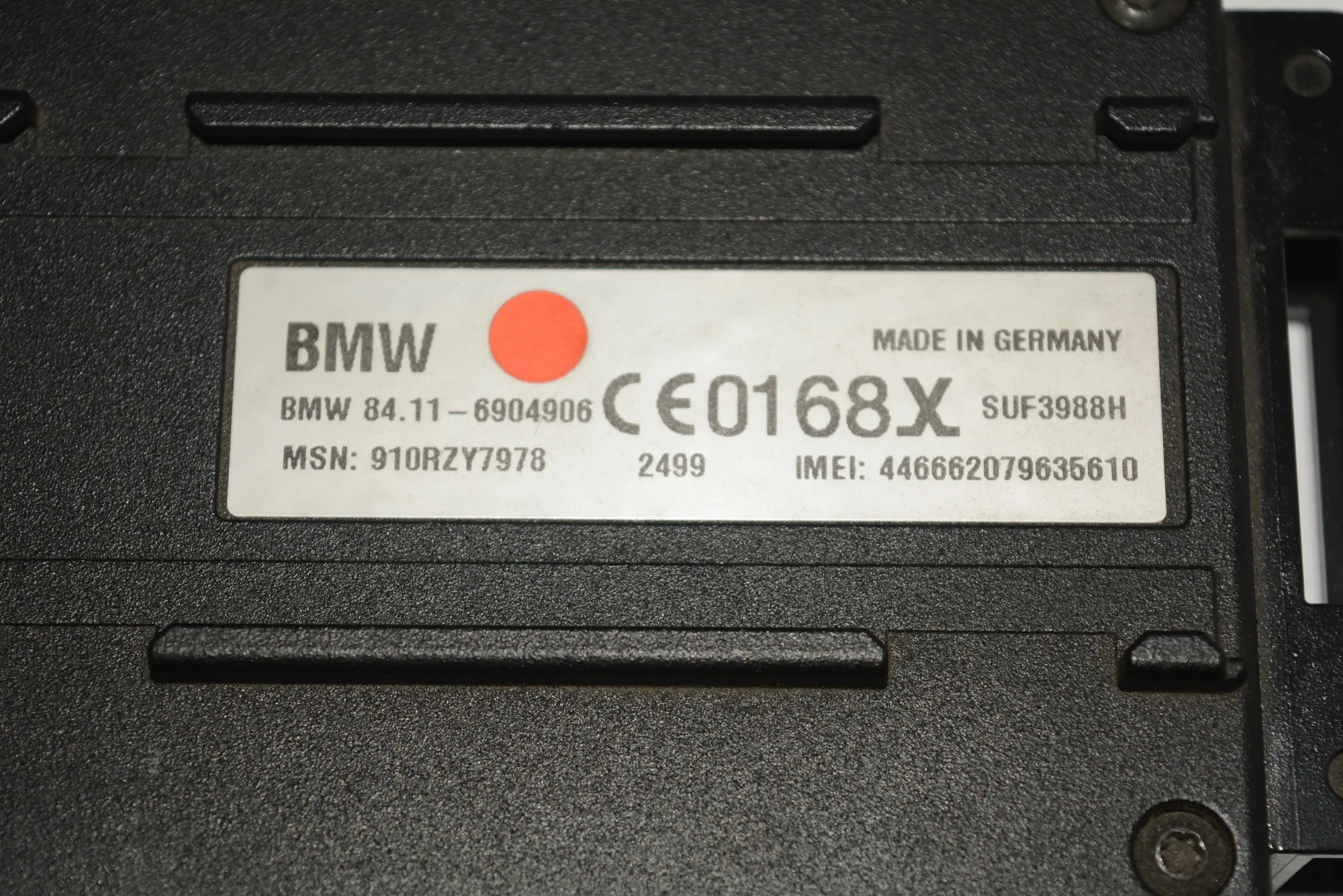 Other Control Units – OEM 6904906 · BMW 5 Touring (E39) 530 d 1999 – 4