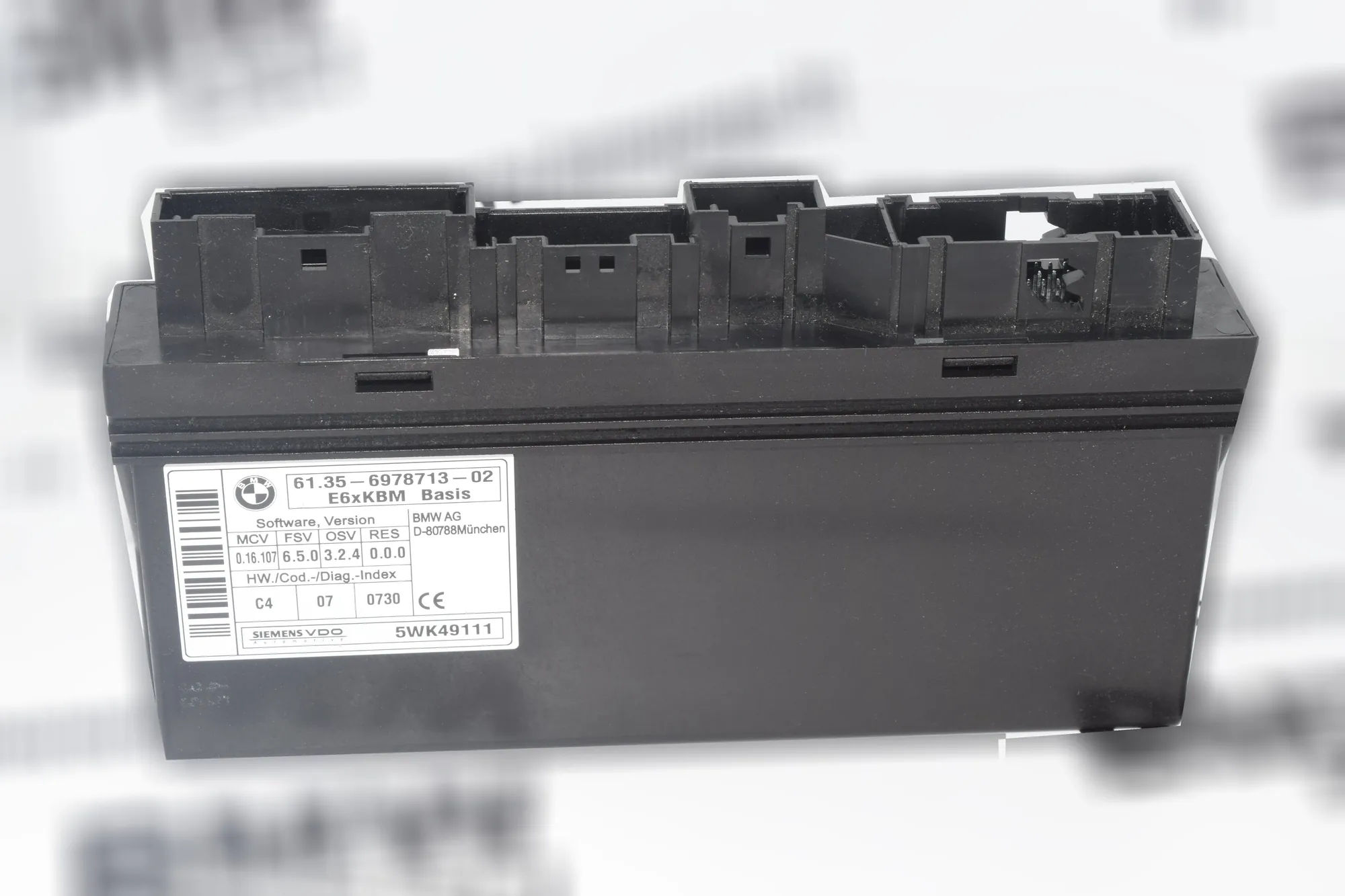 KGM/KBM – OEM 6978713 · BMW 5 (E60) 530 d 2005 – 2