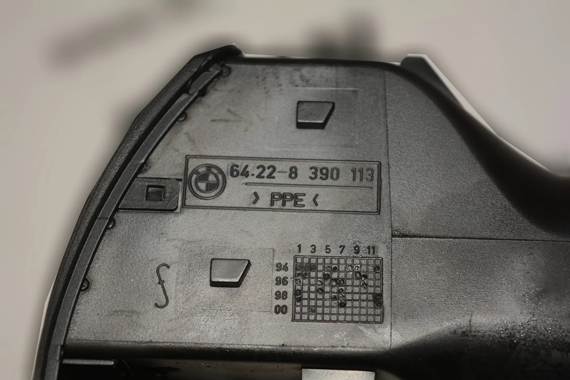 Dashboard Air Vents – OEM 8390113 · BMW 7 (E38) 740 i, iL 2000 – 6