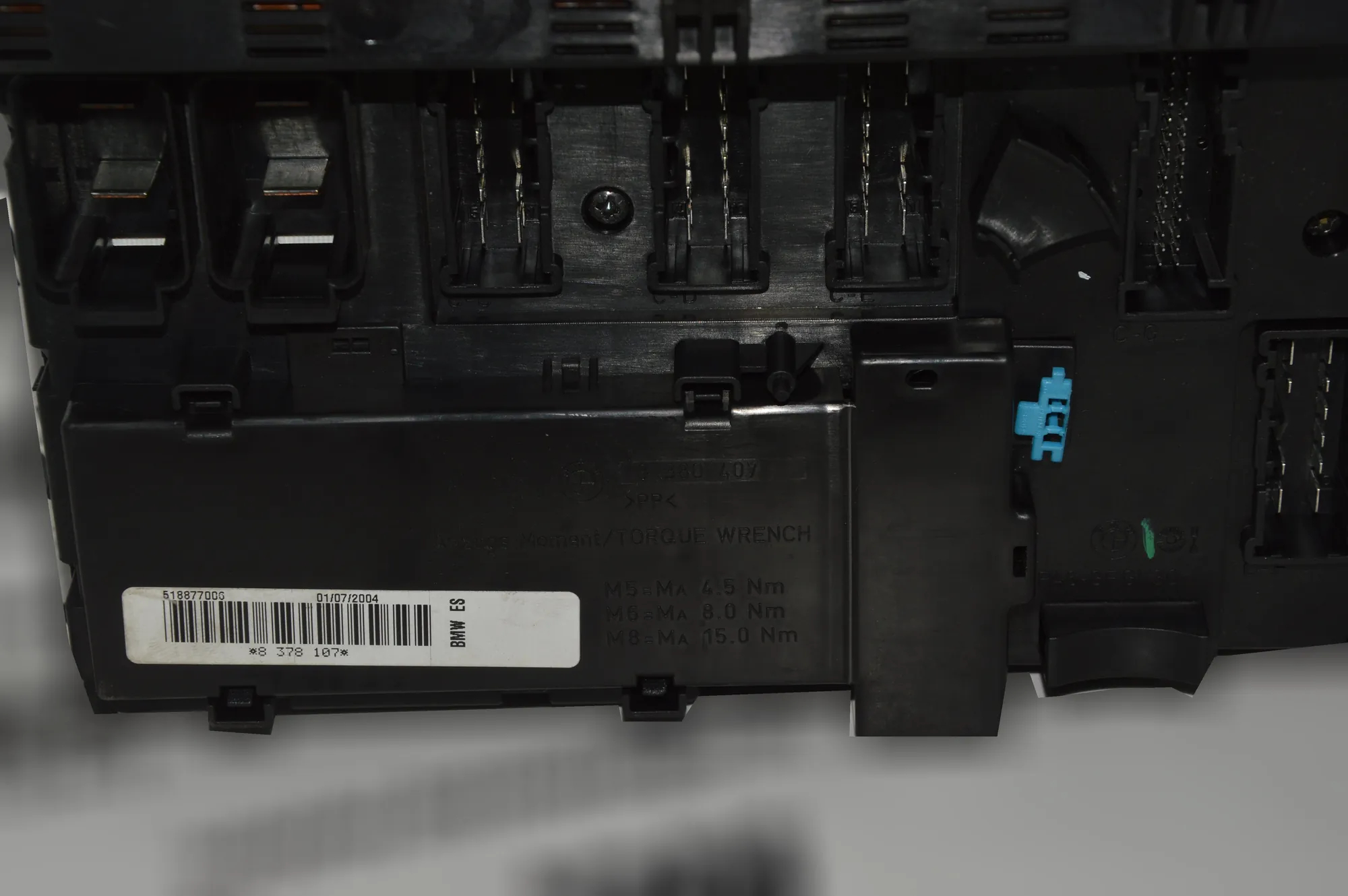 Fuse Box – OEM 8380407 · BMW X5 (E53) 3.0 d 2004 – 3