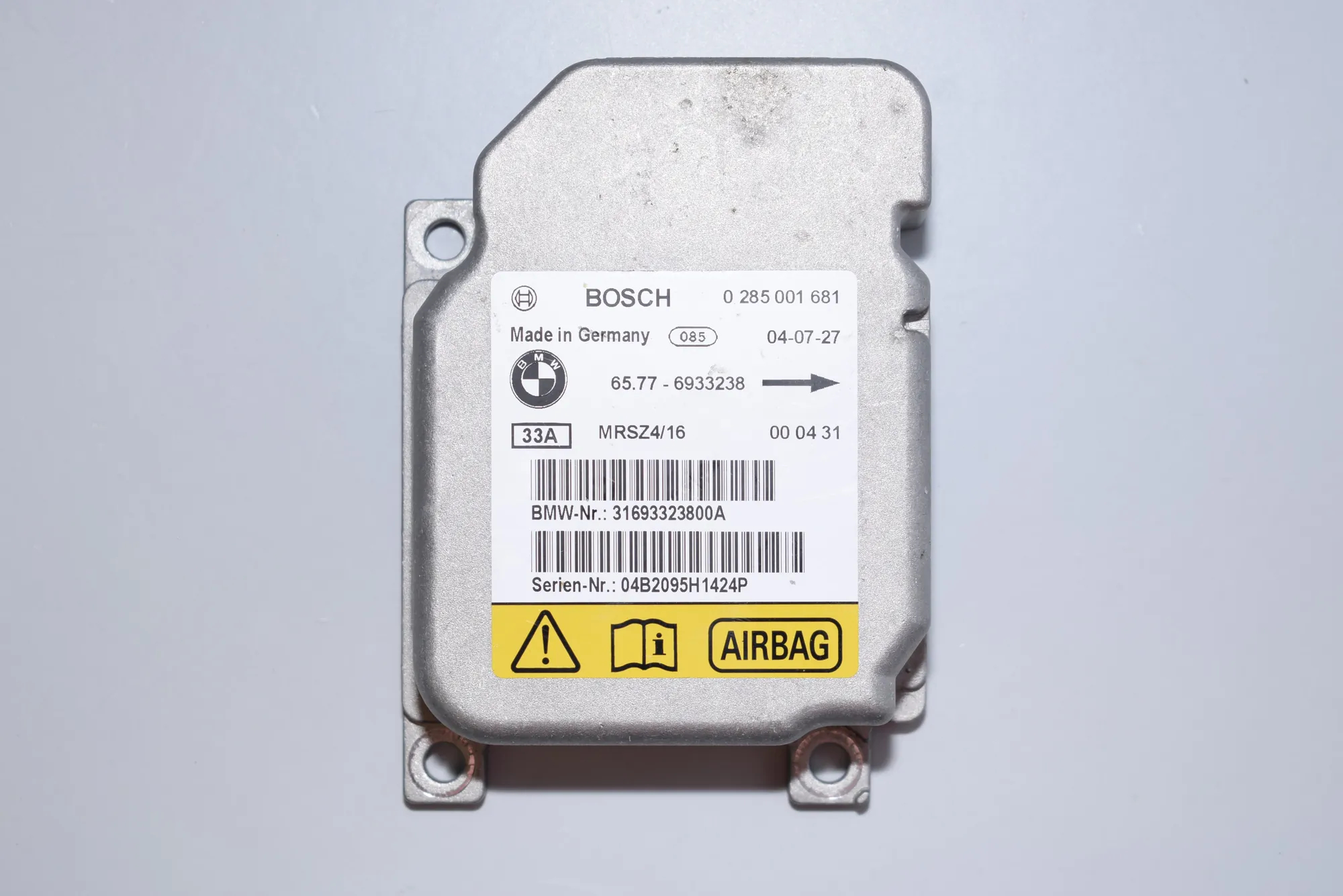 SRS Control Unit – OEM 6933238 · BMW X5 (E53) 4.4 i 2004 – 3