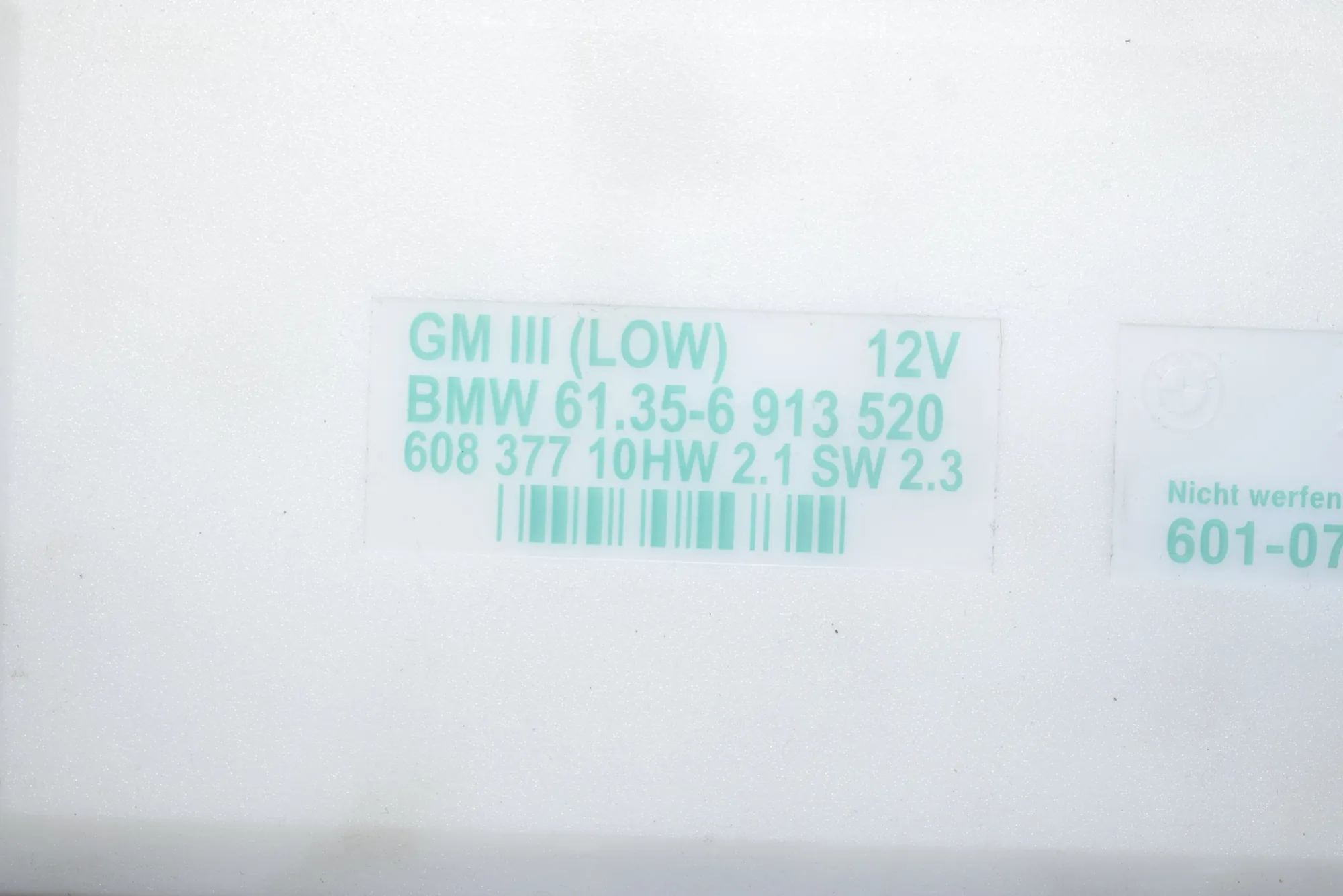 Comfort Control Unit – OEM 6913520 · BMW 5 (E39) 525 d 2002 – 5