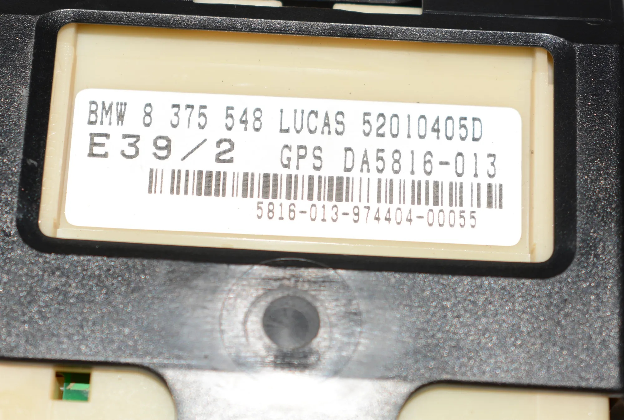 Other Control Units – OEM 8375548 · BMW 5 Touring (E39) 525 tds 1997 – 5