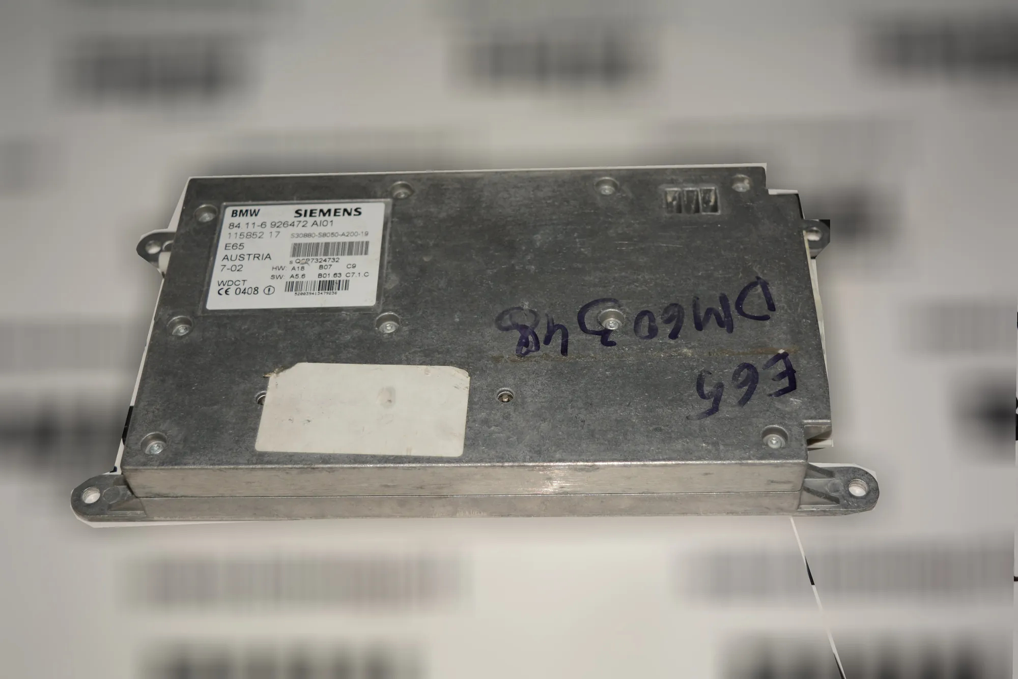 Other Control Units – OEM 6926472 · BMW 7 (E65, E66, E67) BMW 7 (E65, E66, E67) 745 i 2002