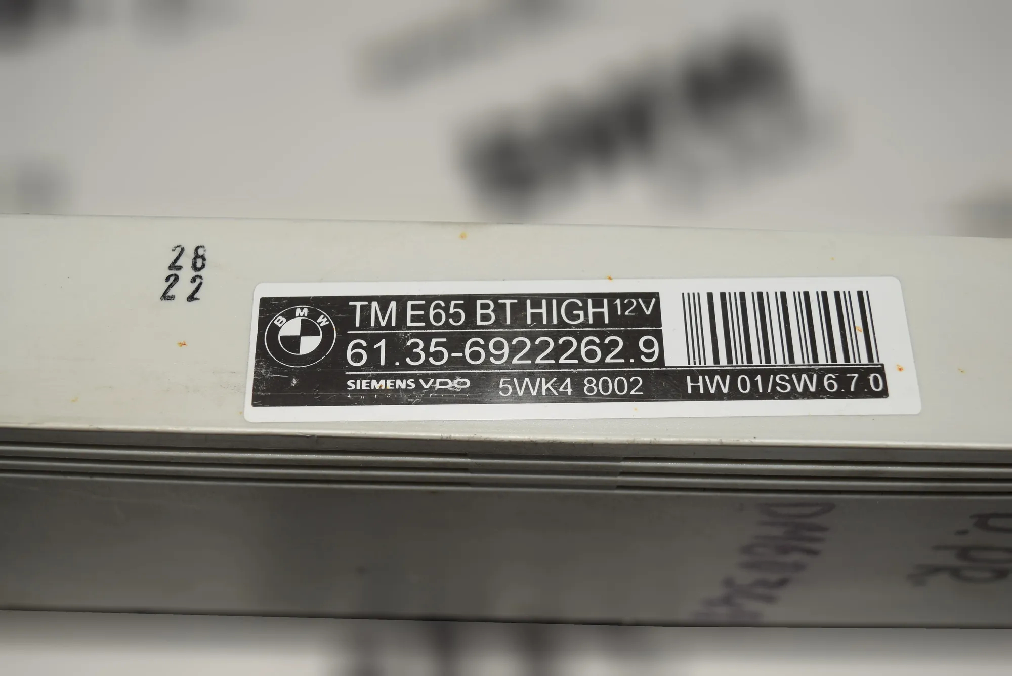 Front Right Door Control Unit – OEM 6922262 · BMW 7 (E65, E66, E67) BMW 7 (E65, E66, E67) 745 i, Li 2003 – 3