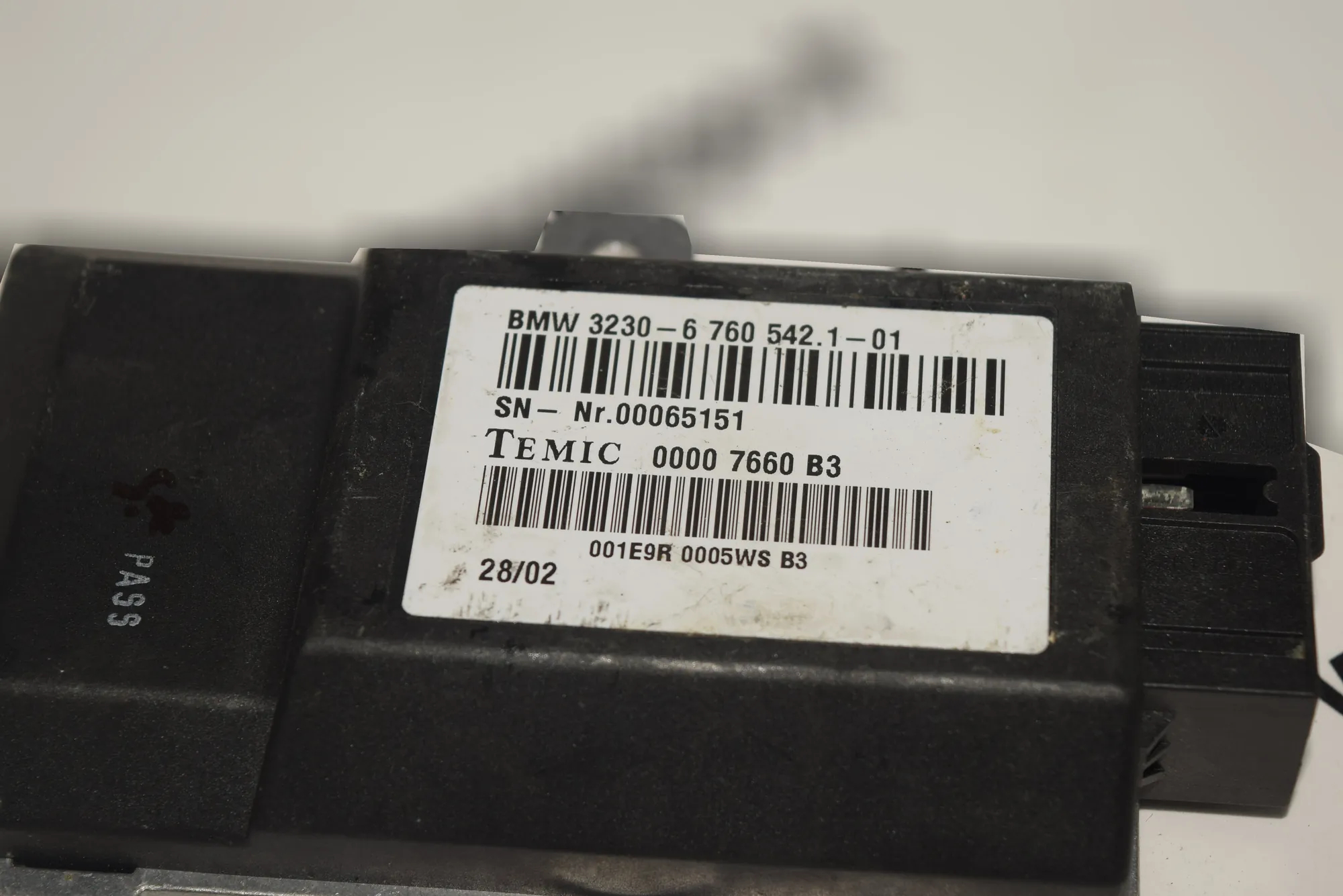 Other Control Units – OEM 6760542 · BMW 7 (E65, E66, E67) BMW 7 (E65, E66, E67) 745 i, Li 2003 – 4