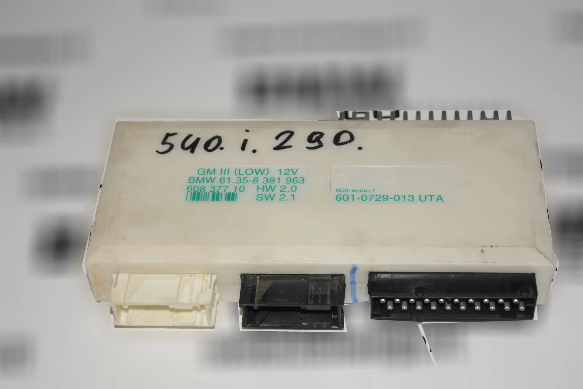 Comfort Control Unit – OEM 8381963 · BMW 5 (E39) BMW 5 (E39) 540 i 2000 – 2