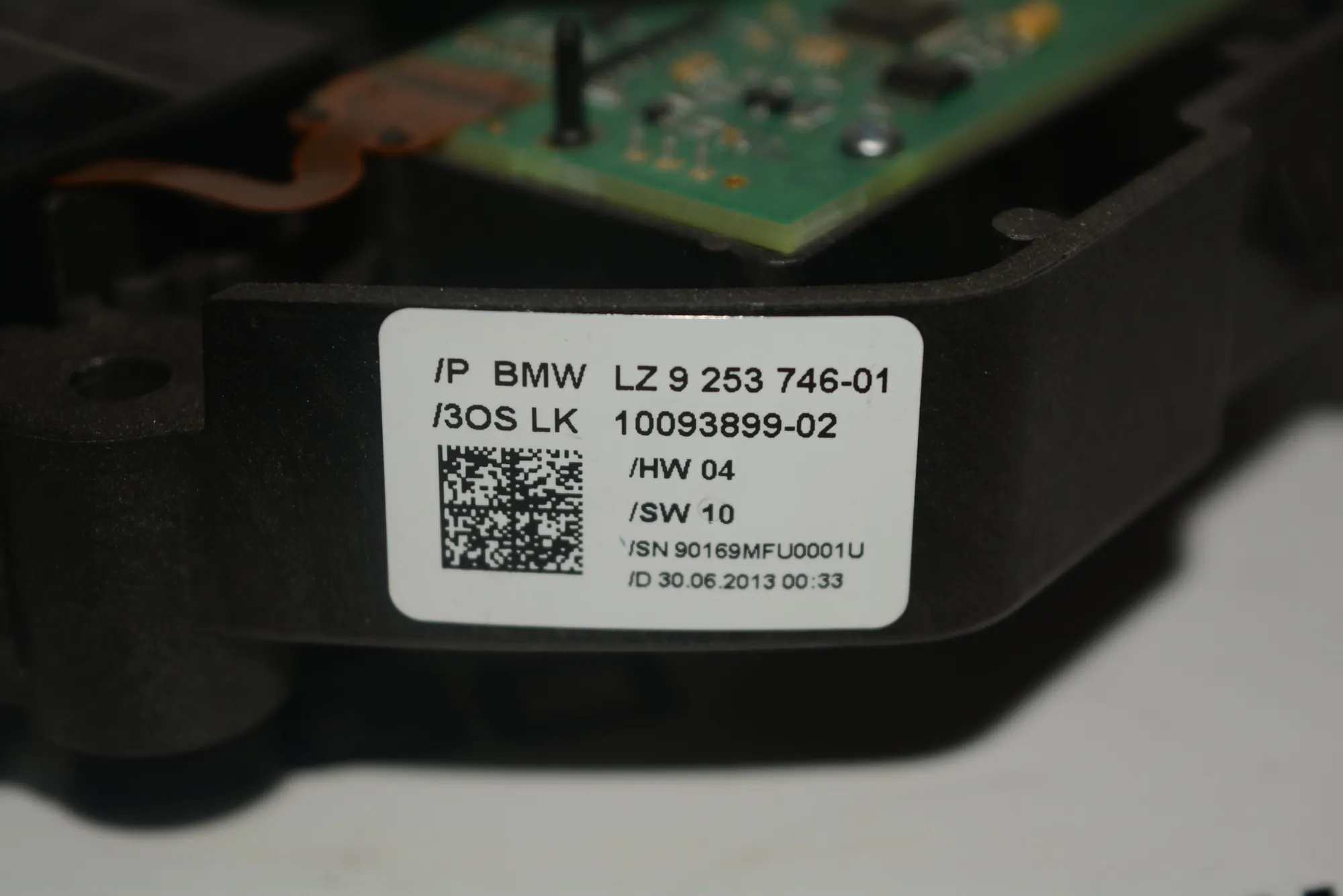 Indicator Wiper Stalk Switch – OEM 9253746 · BMW 3 (F30, F80) BMW 3 (F30, F80) 320 d xDrive 2013 – 5