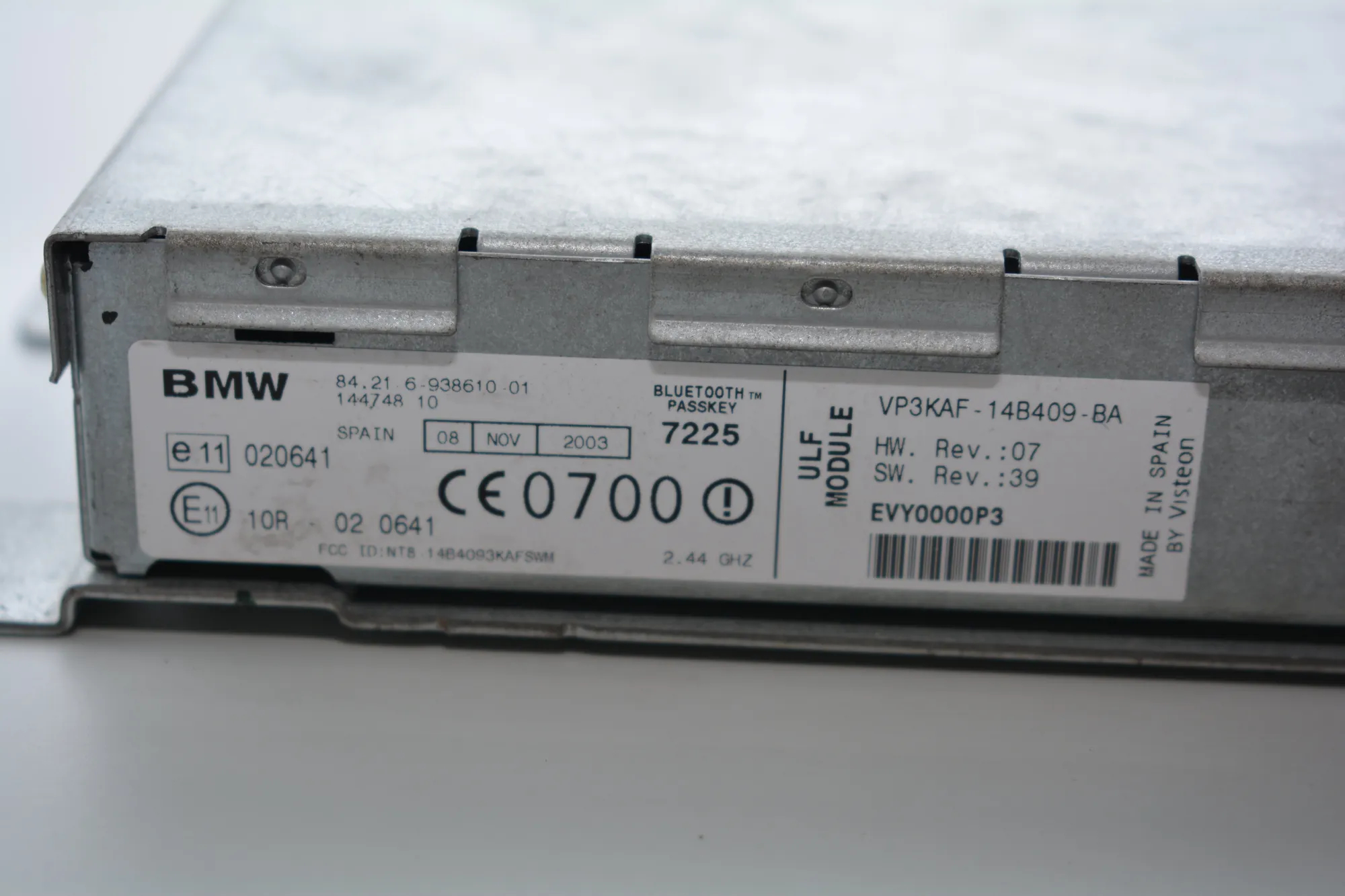 Bluetooth Control Unit – OEM 6938610 · BMW 5 Touring (E39) 525 d 2003 – 4