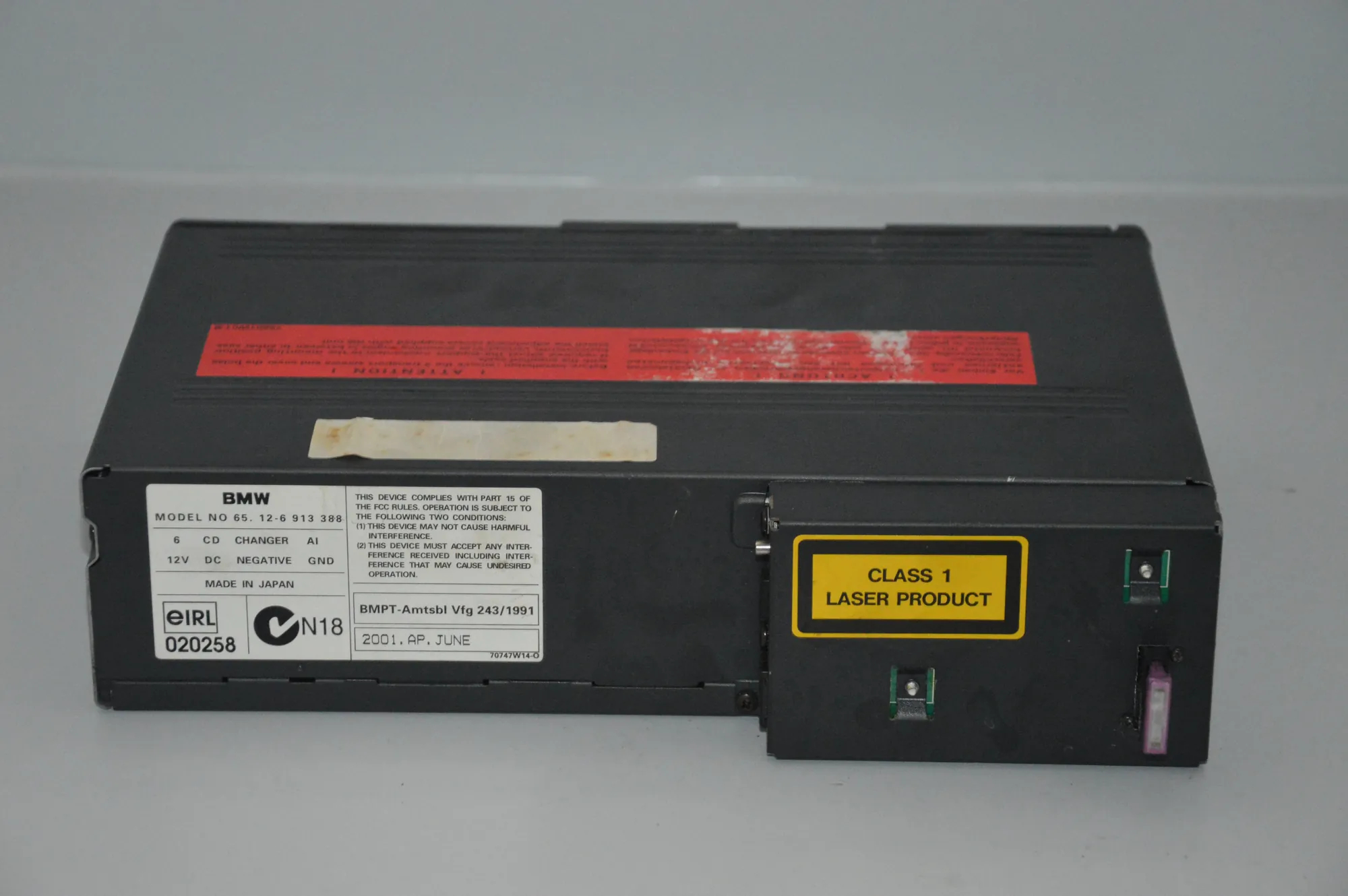 CD Changer – OEM 6913388 · BMW 5 Touring (E39) 525 d 2001 – 4