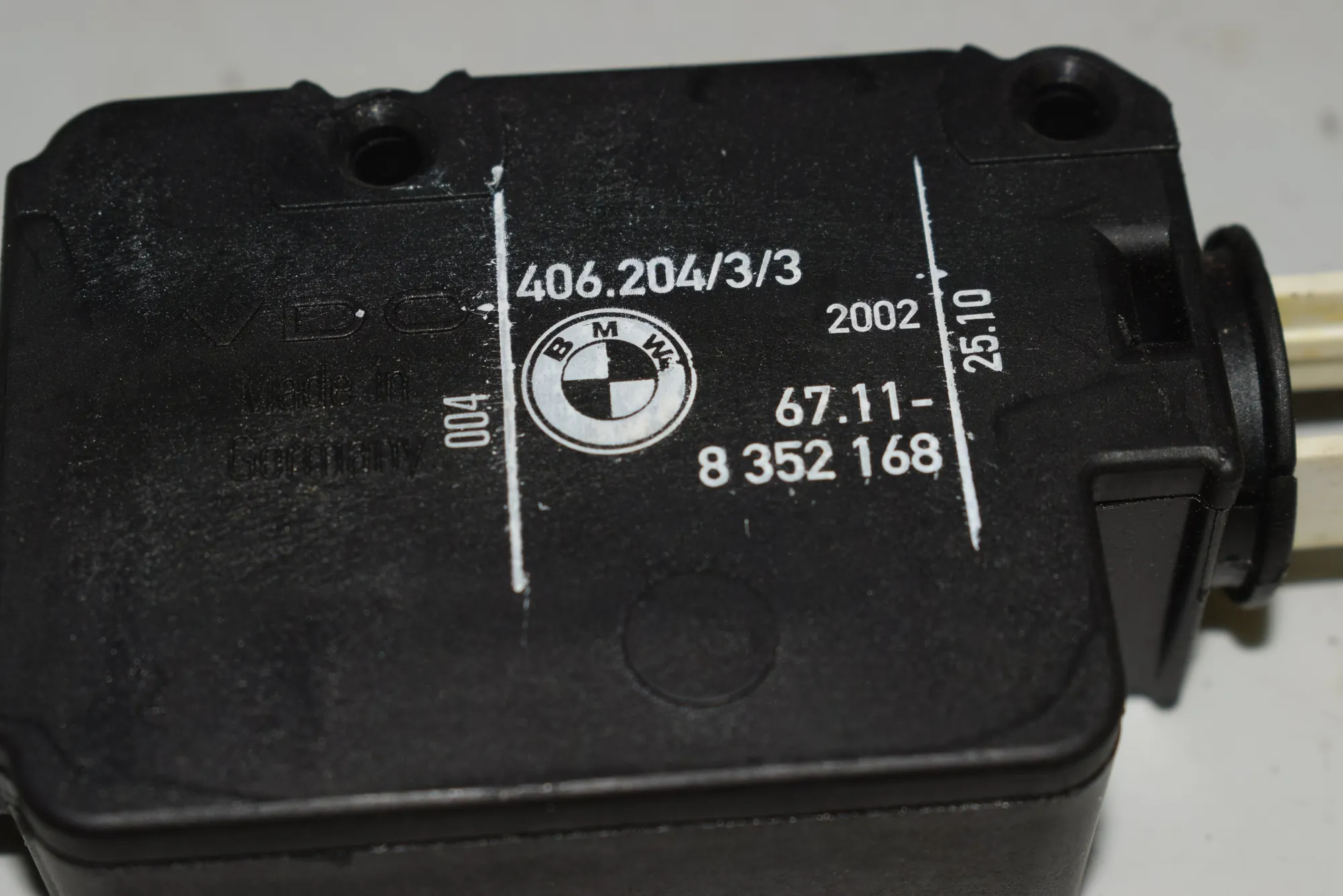 Other Control Units – OEM 8352168 · BMW 5 (E39) 525 d 2002 – 7