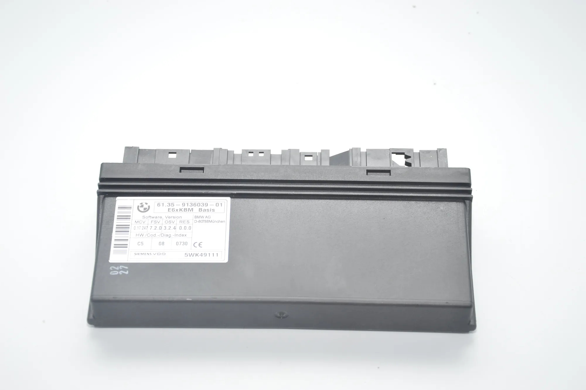 Comfort Control Unit – OEM 9136039 · BMW 5 (E60) 525 d 2007