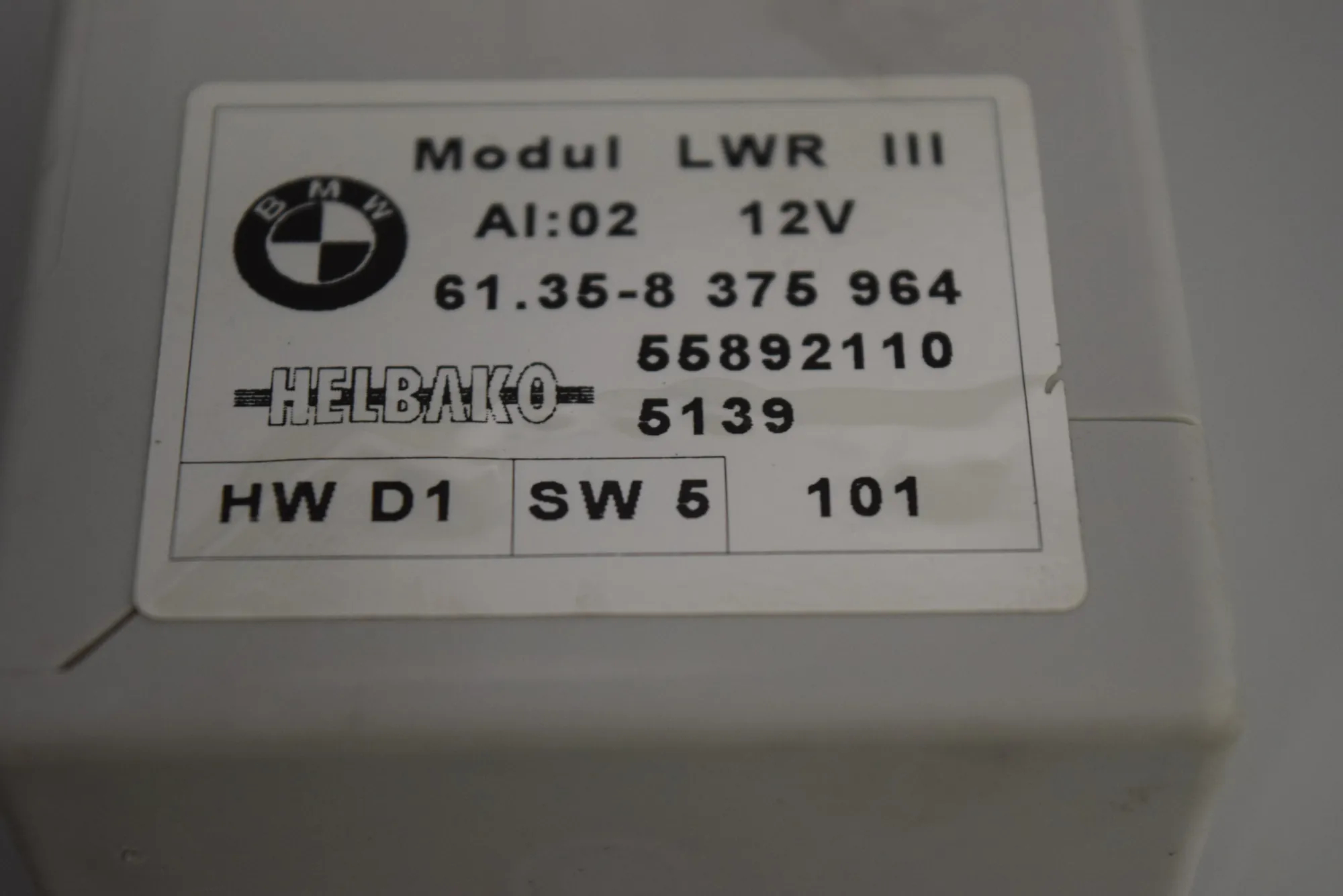 Other Control Units – OEM 8375964 · BMW 5 Touring (E39) 530 d 2001