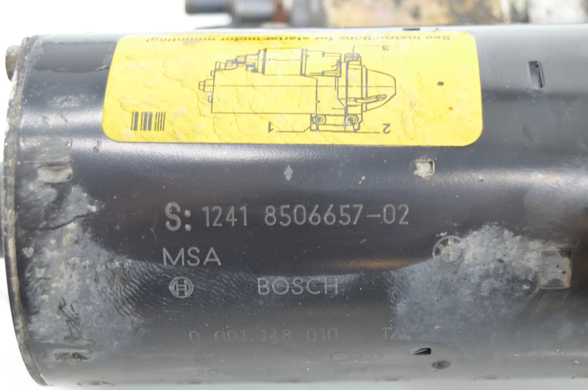 Starter Motor – OEM 8506657 · BMW 5 Touring (F11) 530 d xDrive 2011 – 4