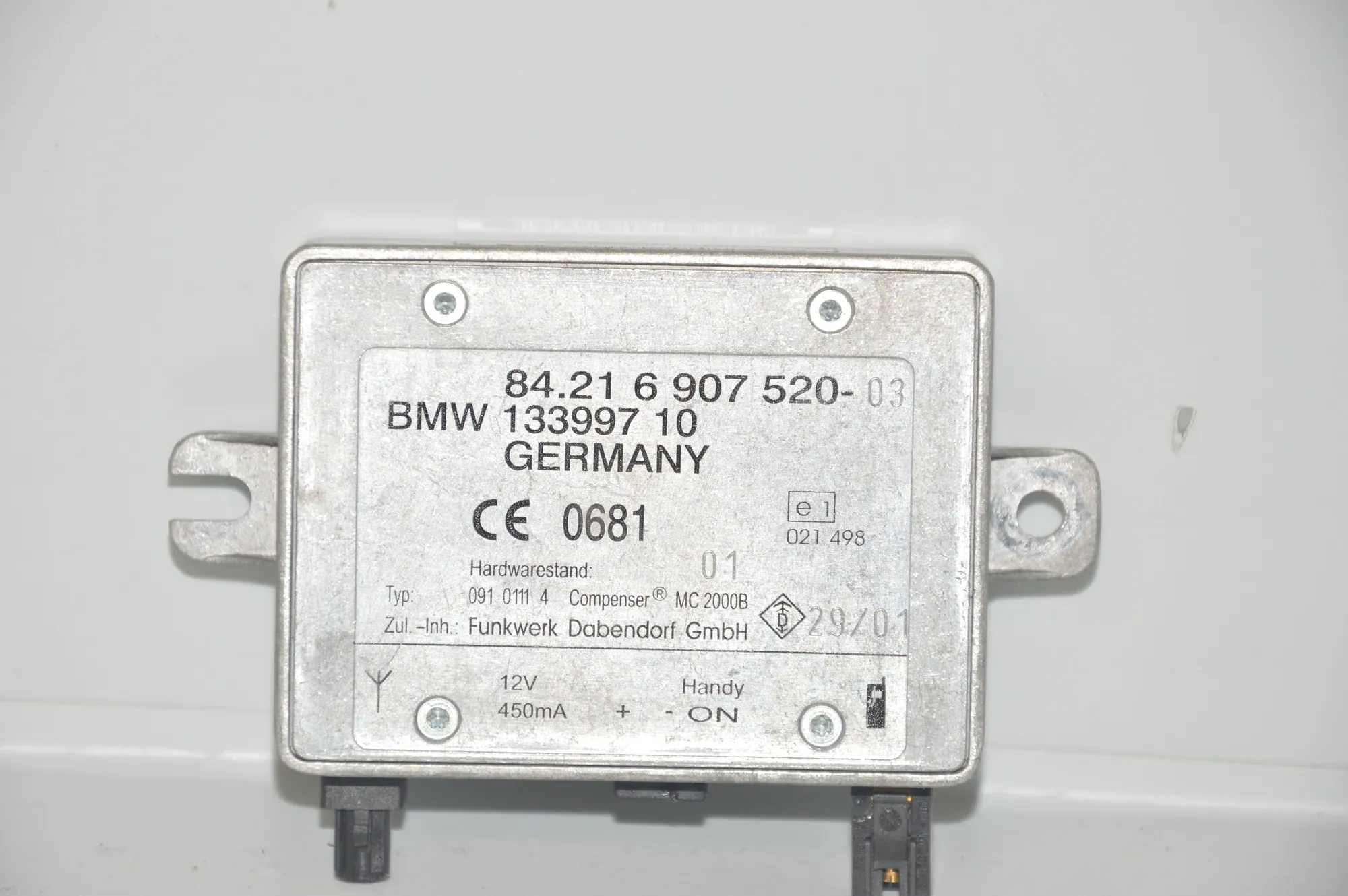 Other Control Units – OEM 6907520 · BMW X5 (E53) 3.0 i 2001 – 4