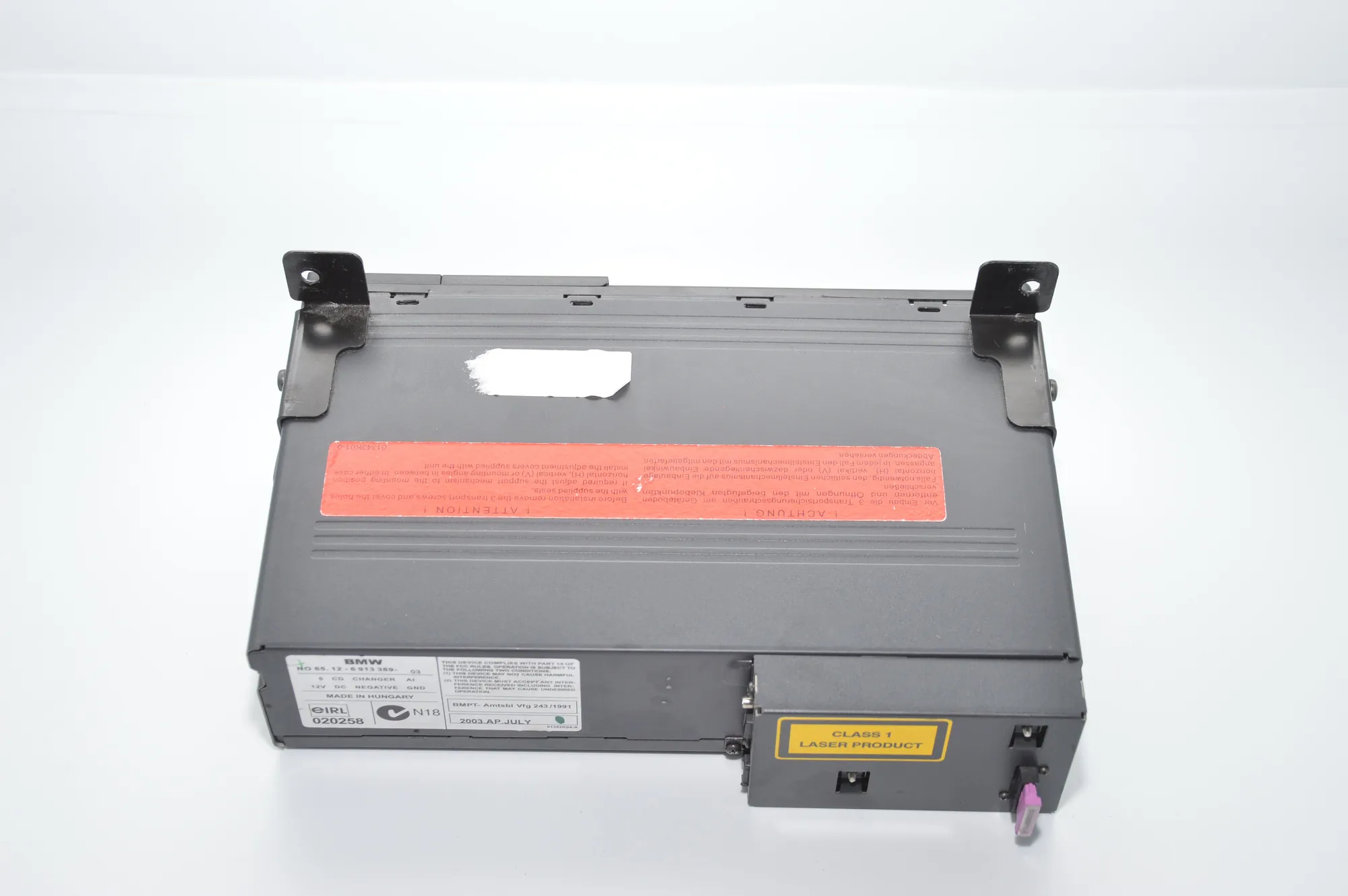 CD Changer – OEM 6913389 · BMW X5 (E53) 4.6 is 2003 – 6