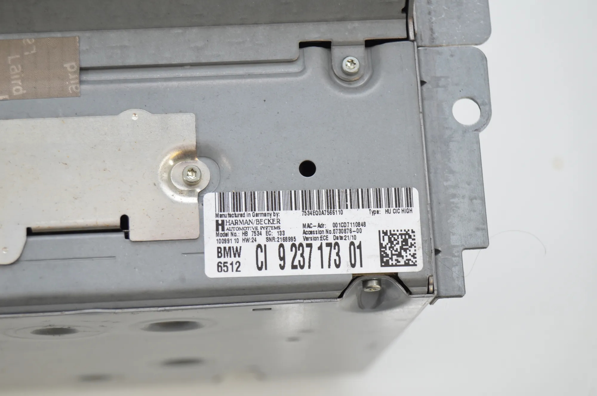 Navigation System – OEM 9227561 · BMW 5 (F10) 525 d 2010 – 9