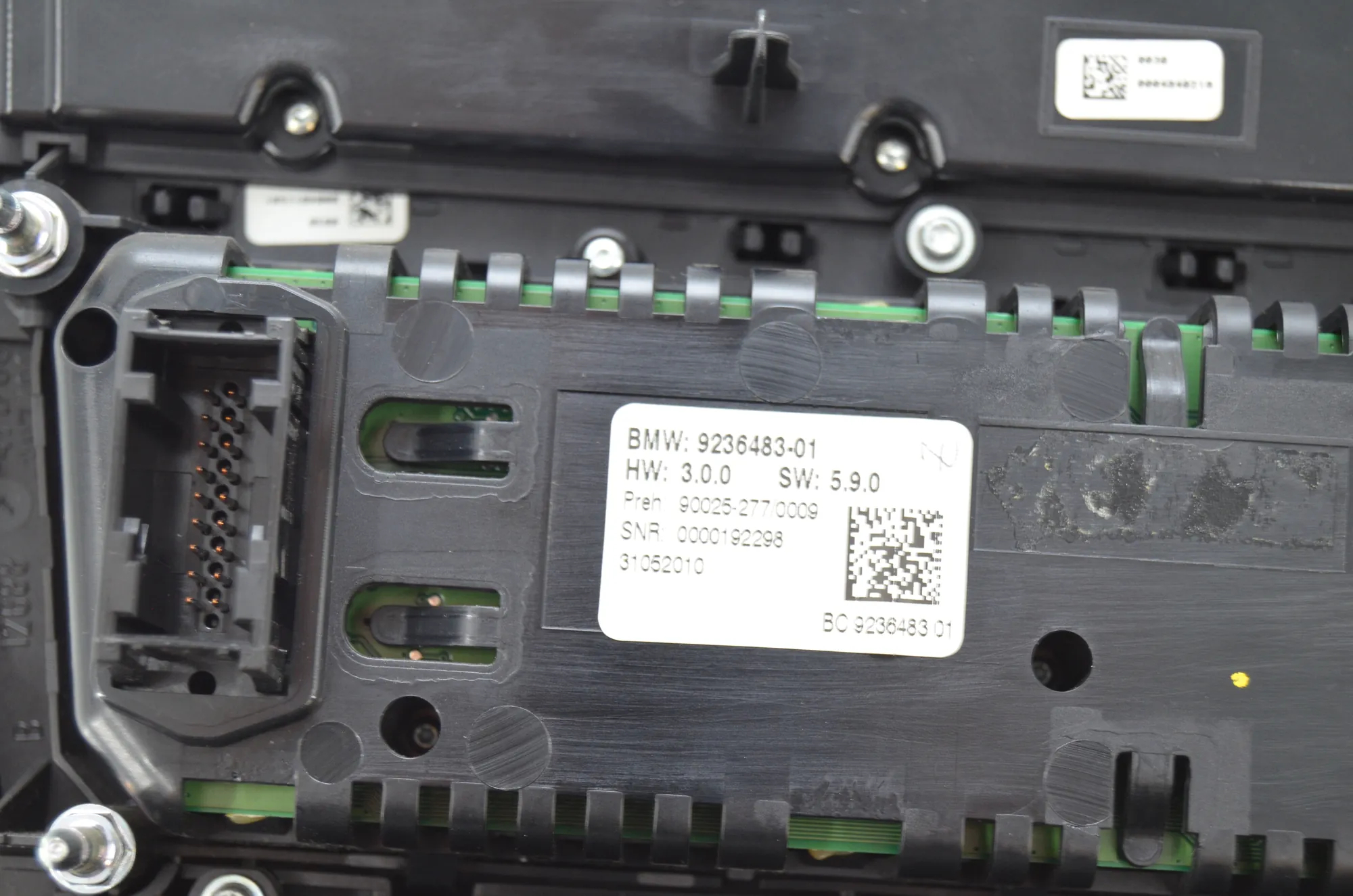 Climate Control Unit – OEM 9236483 · BMW 5 (F10) 525 d 2010 – 5