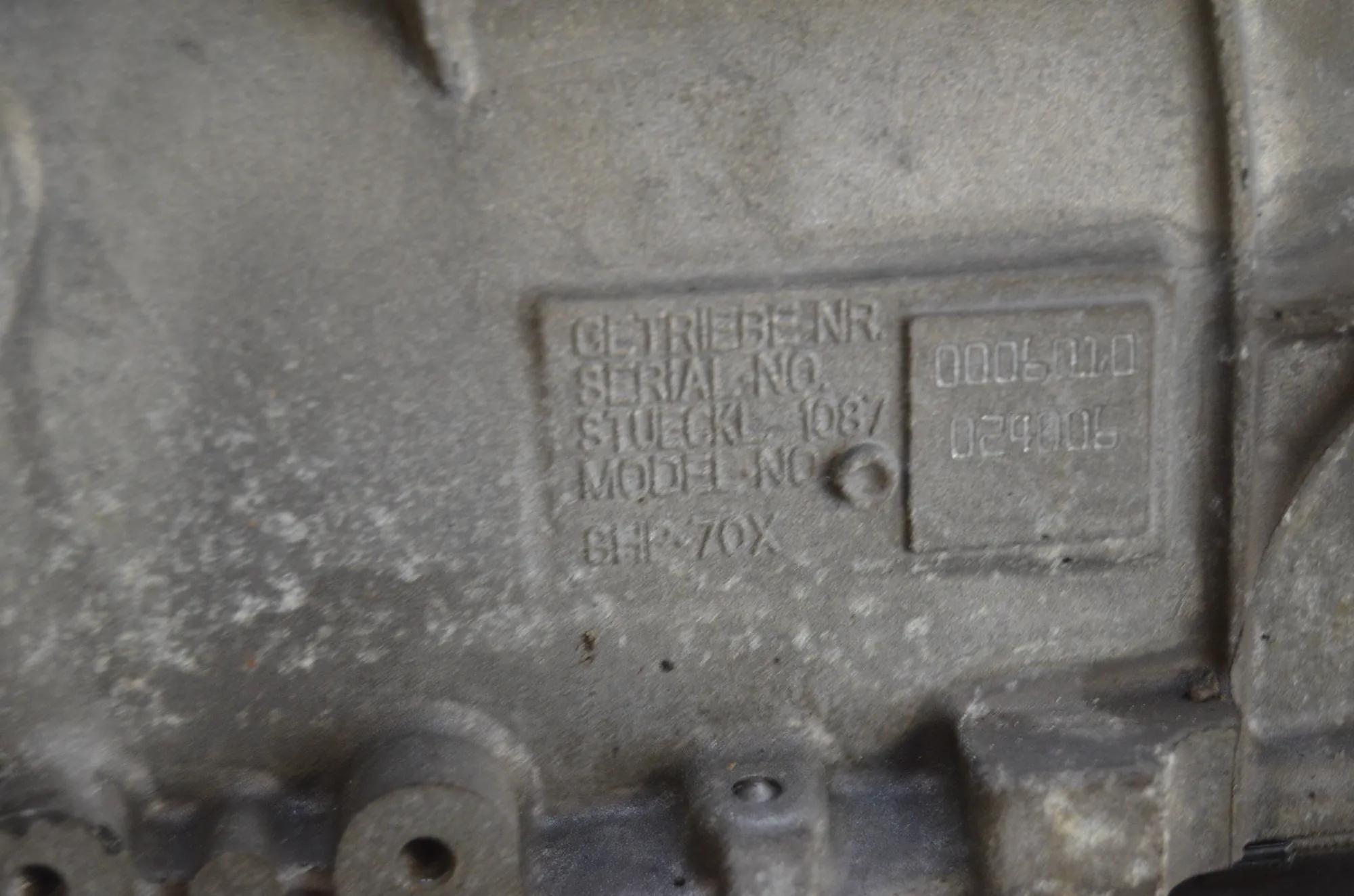 Gearbox – OEM 7626040 · BMW 5 Touring (F11) 530 d xDrive 2011 – 5