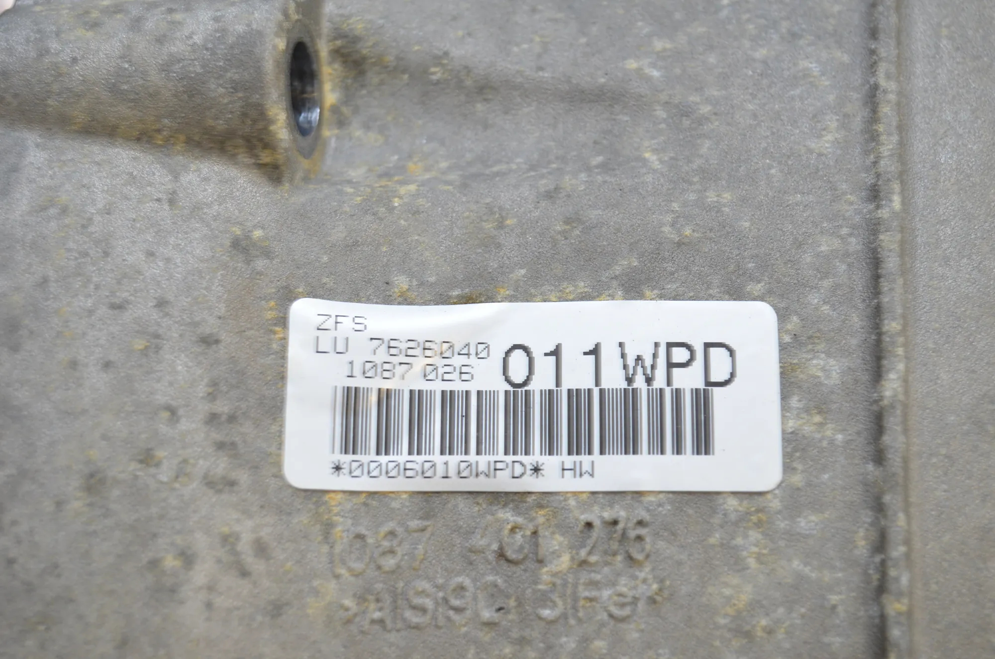 Gearbox – OEM 7626040 · BMW 5 Touring (F11) 530 d xDrive 2011 – 6