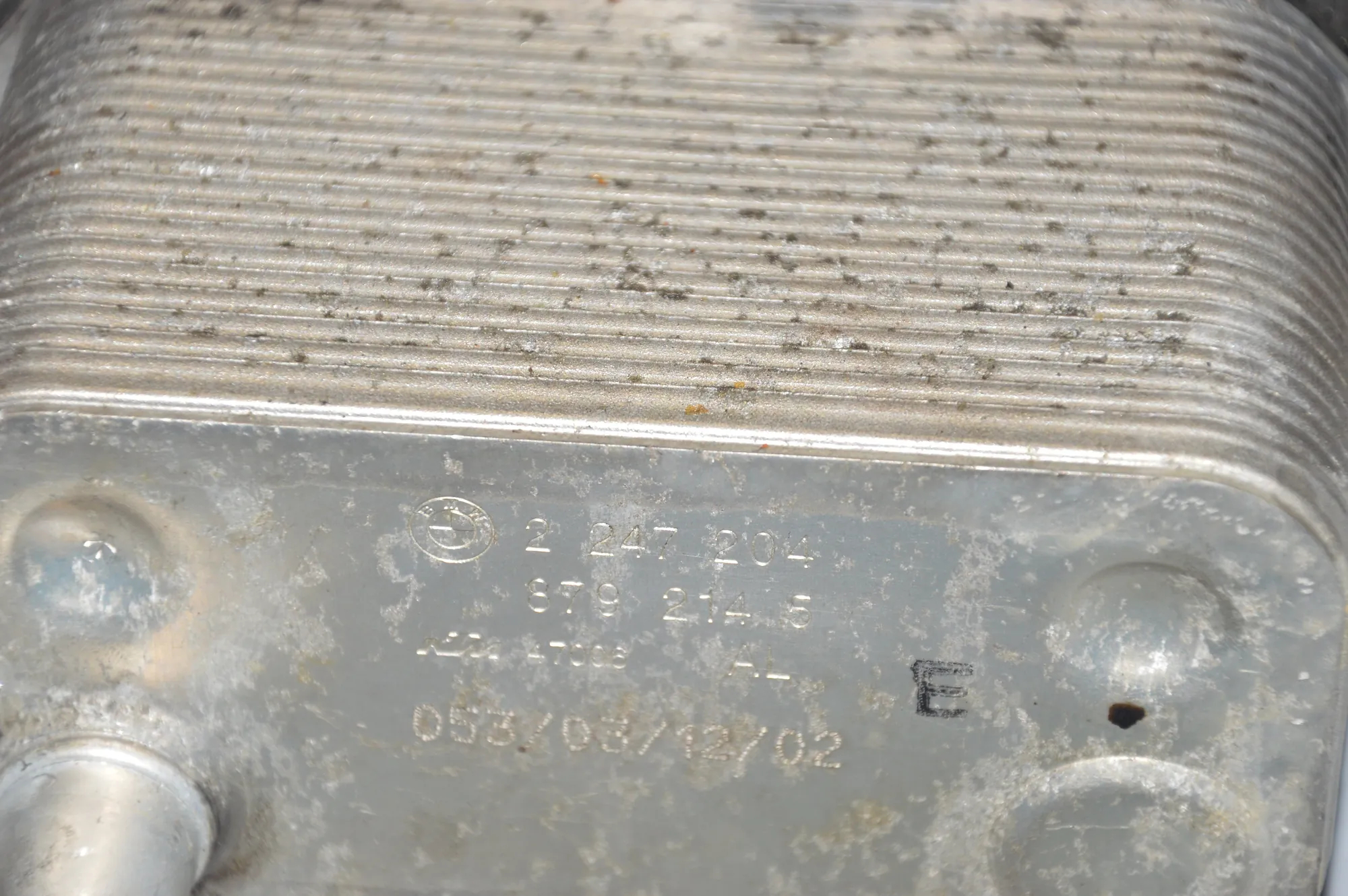 Oil Cooler – OEM 2247204 · BMW 5 (E39) 525 d 2003 – 3