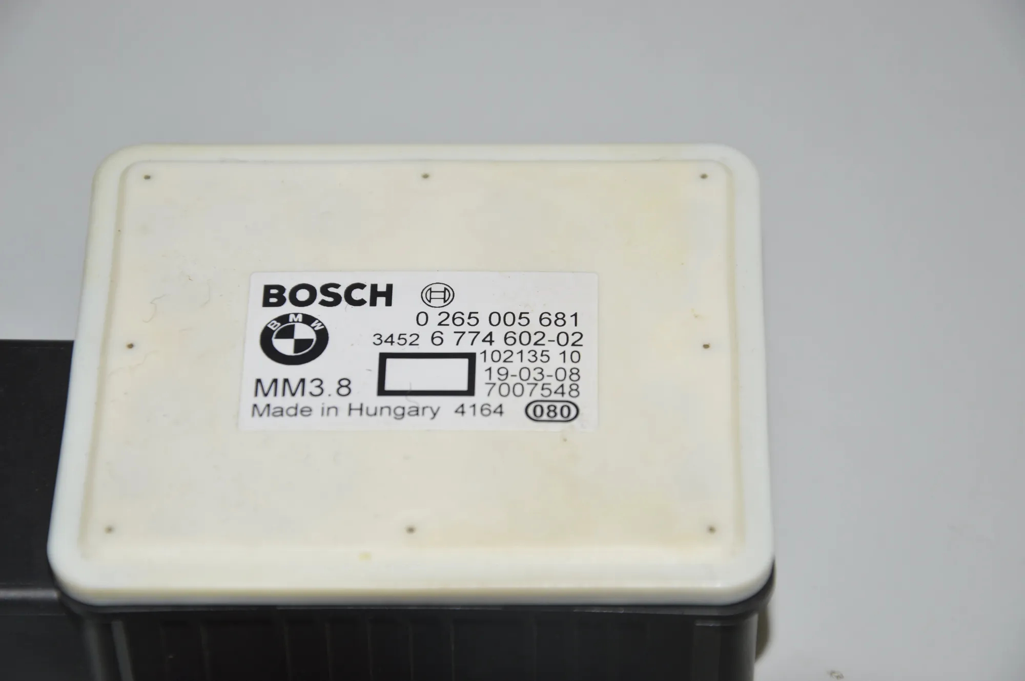 Acceleration Sensor – OEM 6774602 · BMW 5 (E60) 520 d 2008 – 3