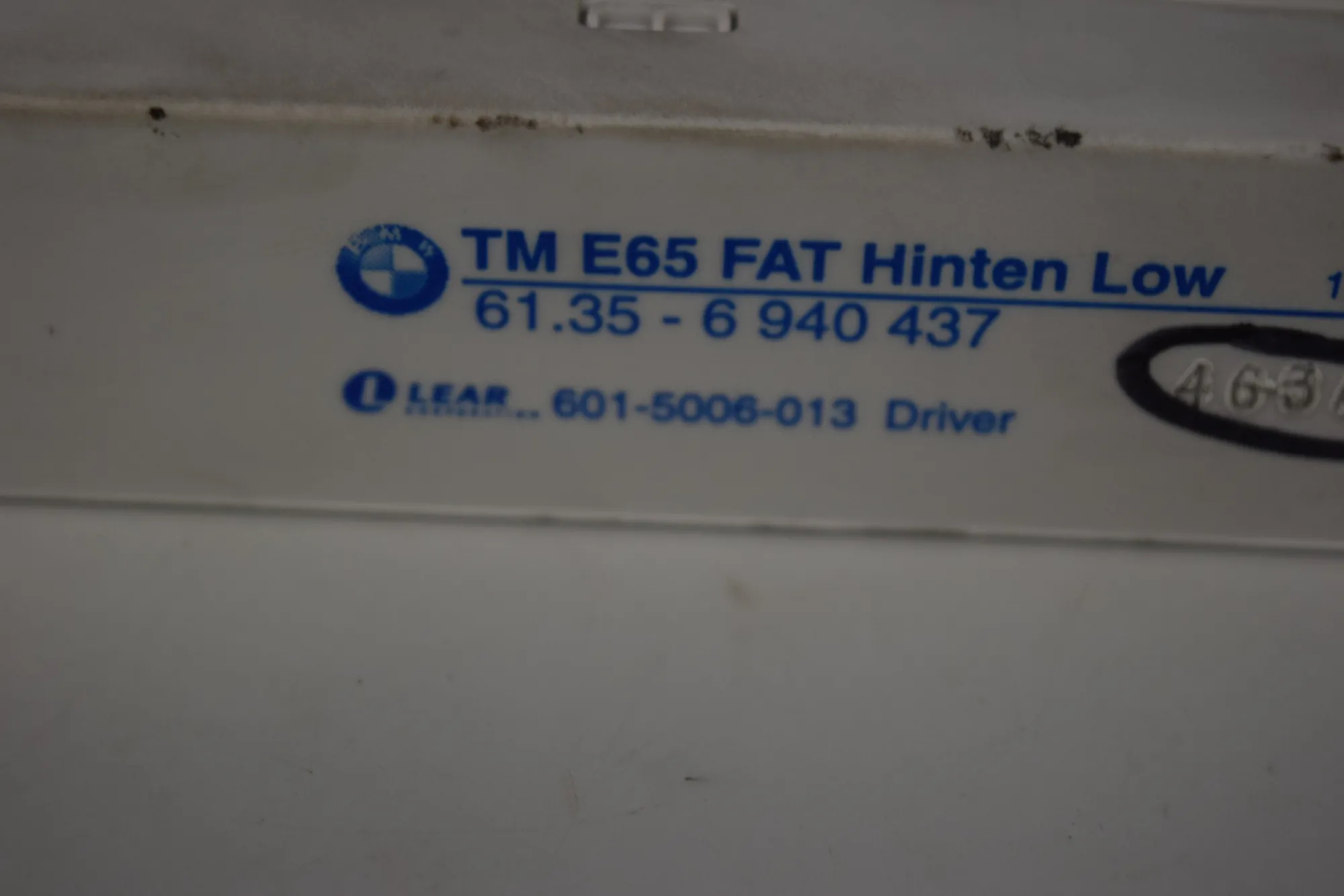 Rear Left Door Control Unit – OEM 6940437 · BMW 7 (E65, E66, E67) 745 i, Li 2004 – 4
