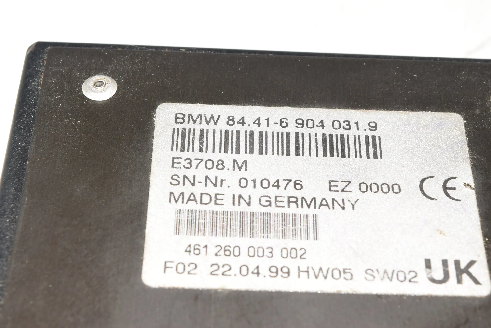 Other Control Units – OEM 6904031 · BMW 7 (E38) BMW 7 (E38) 740 i, iL 2000 – 3