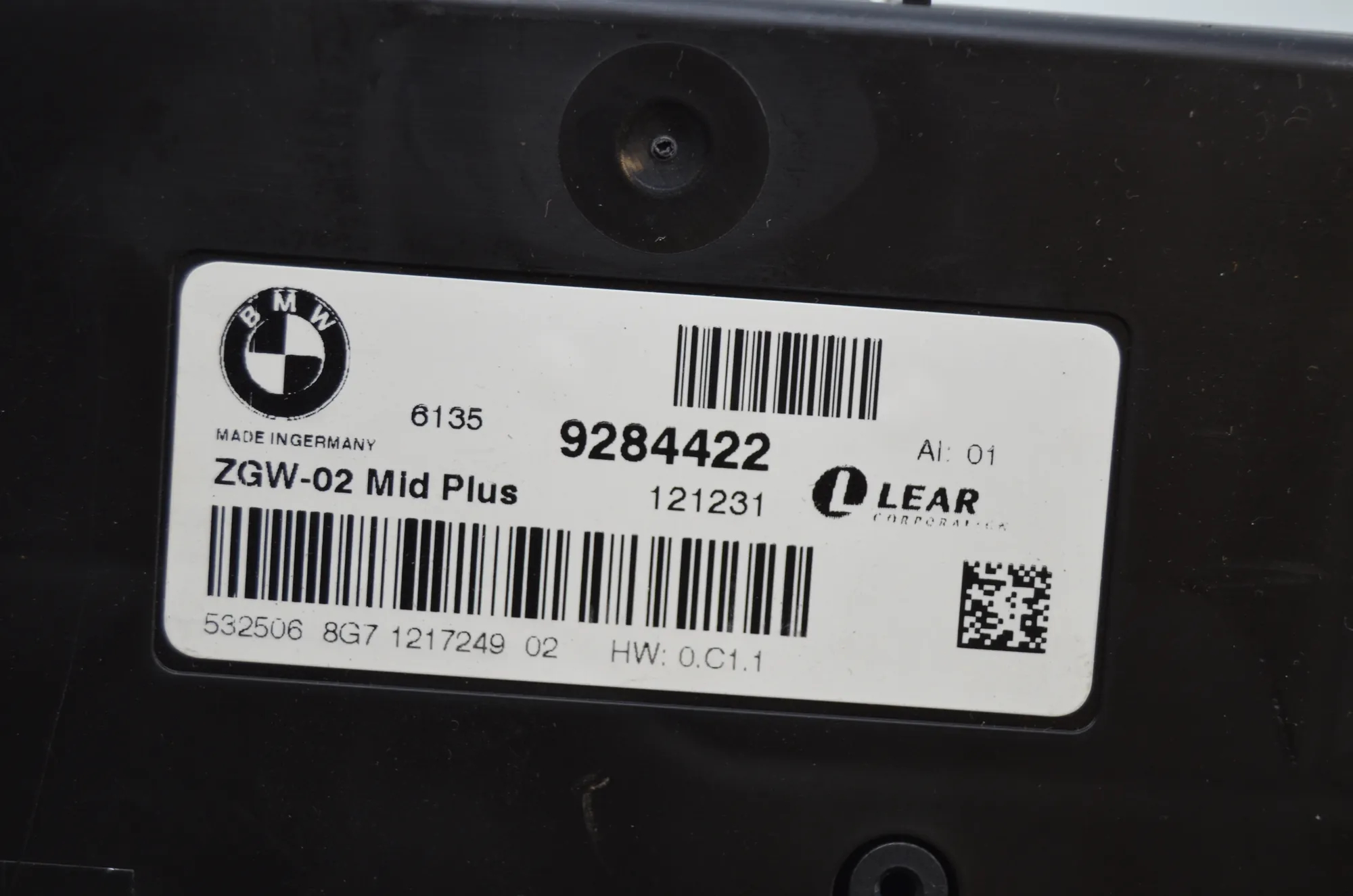 Other Control Units – OEM 9284284 · BMW 5 Touring (F11) 530 d 2012 – 8